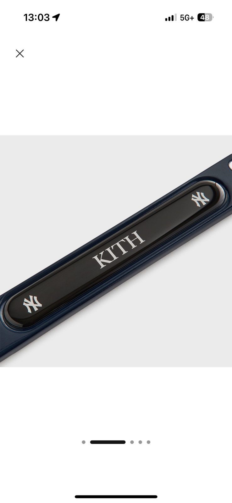 Kith × MLB Kith x New York Yankees License Plate Frame Size ONE SIZE - 4 Thumbnail