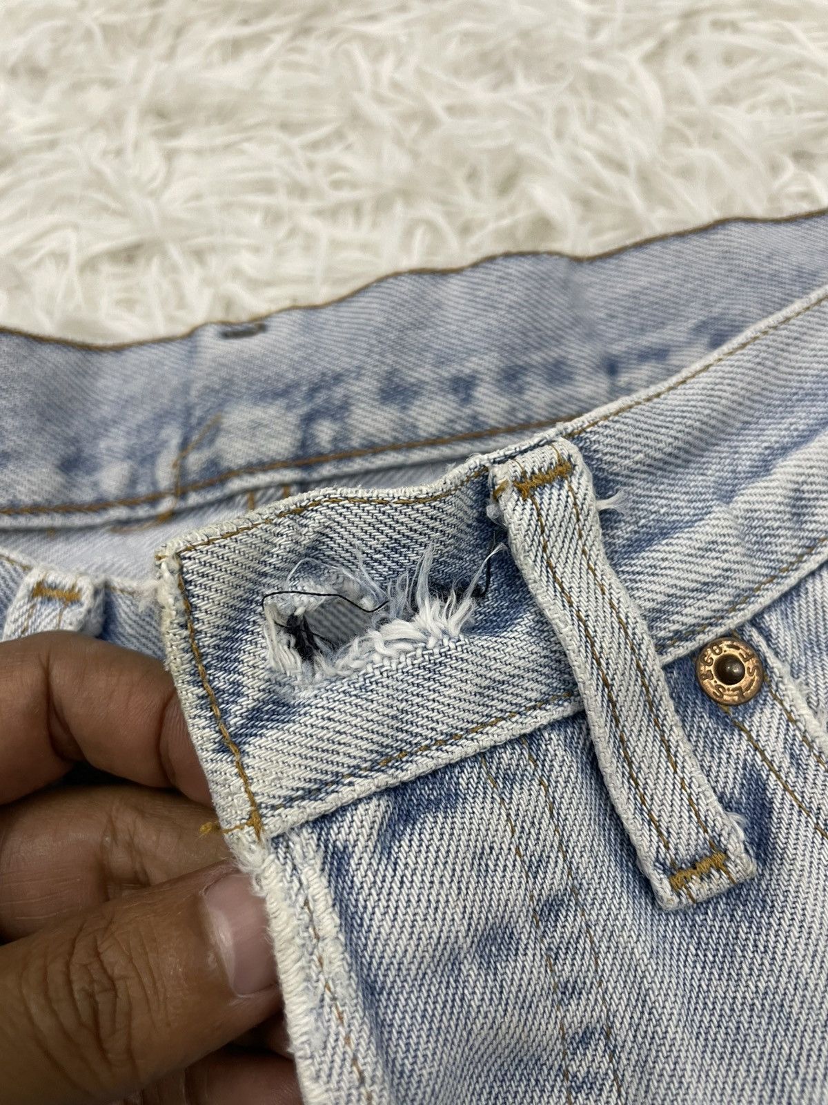 Levi's Vintage Levis 501 Denim Selfedge Pants Button No 524 Size US 28 / EU 44 - 14 Thumbnail