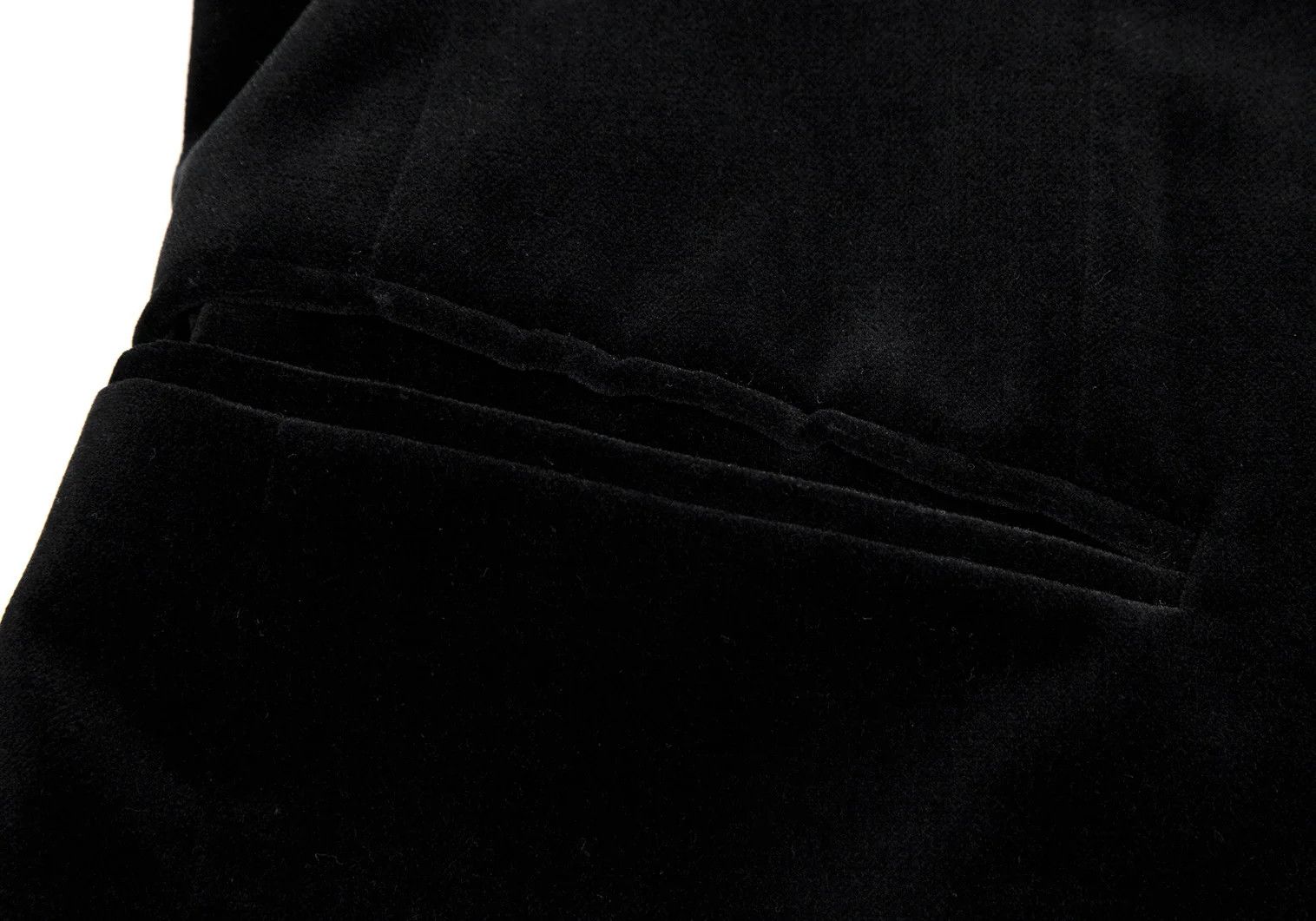 Emporio Armani Velvet 1-Button Jacket in Black Size 46 Size US S / EU 44-46 / 1 - 9 Thumbnail