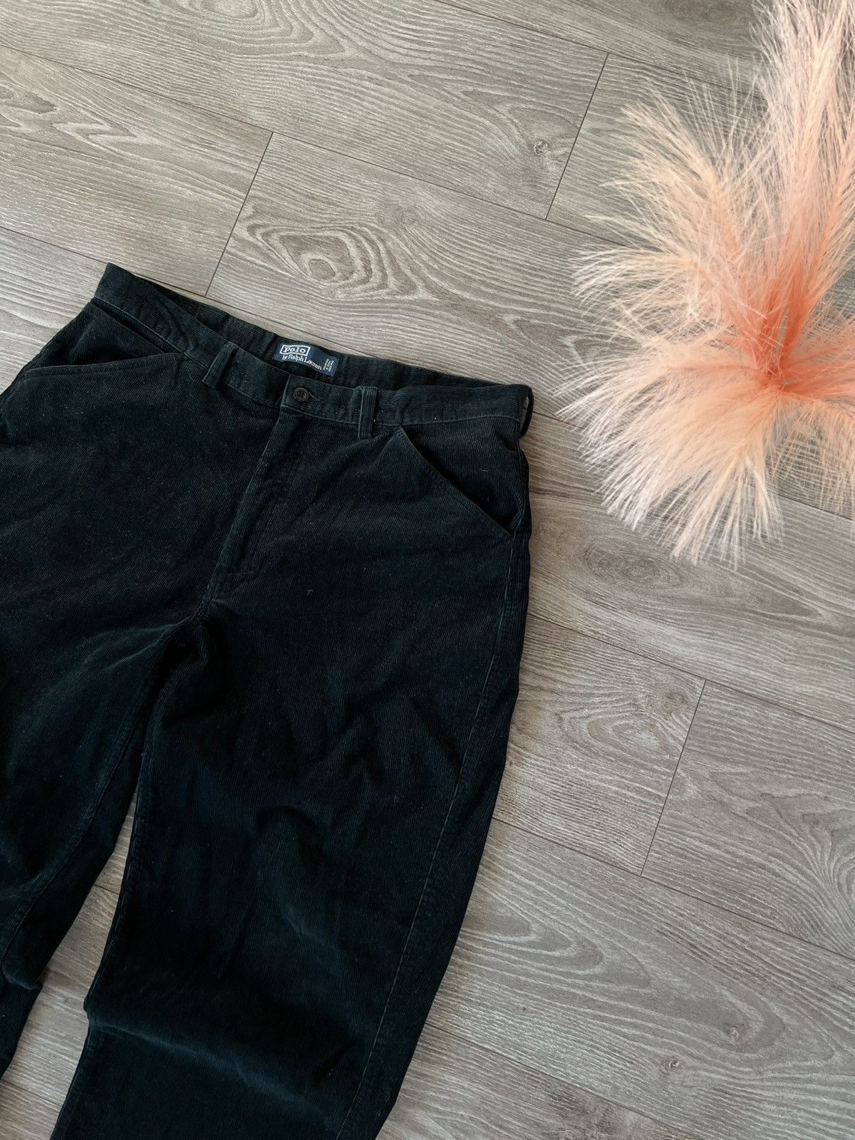 Polo Ralph Lauren × Ralph Lauren × Vintage ‼️Polo by Ralph Lauren Vintage Welur Teddy Casual Patch Pants Size US 36 / EU 52 - 4 Thumbnail