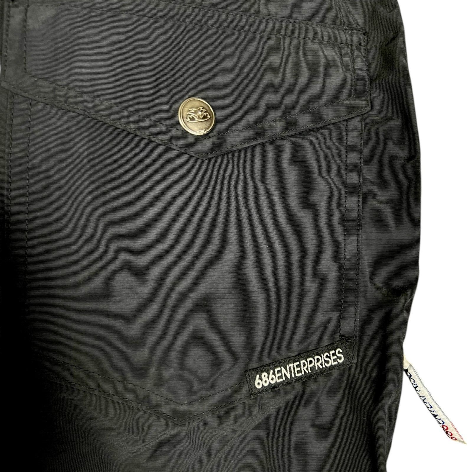 686 Vintage 686 Enterprises Men's Medium Black Snowboarding NWT Size US 34 / EU 50 - 4 Thumbnail