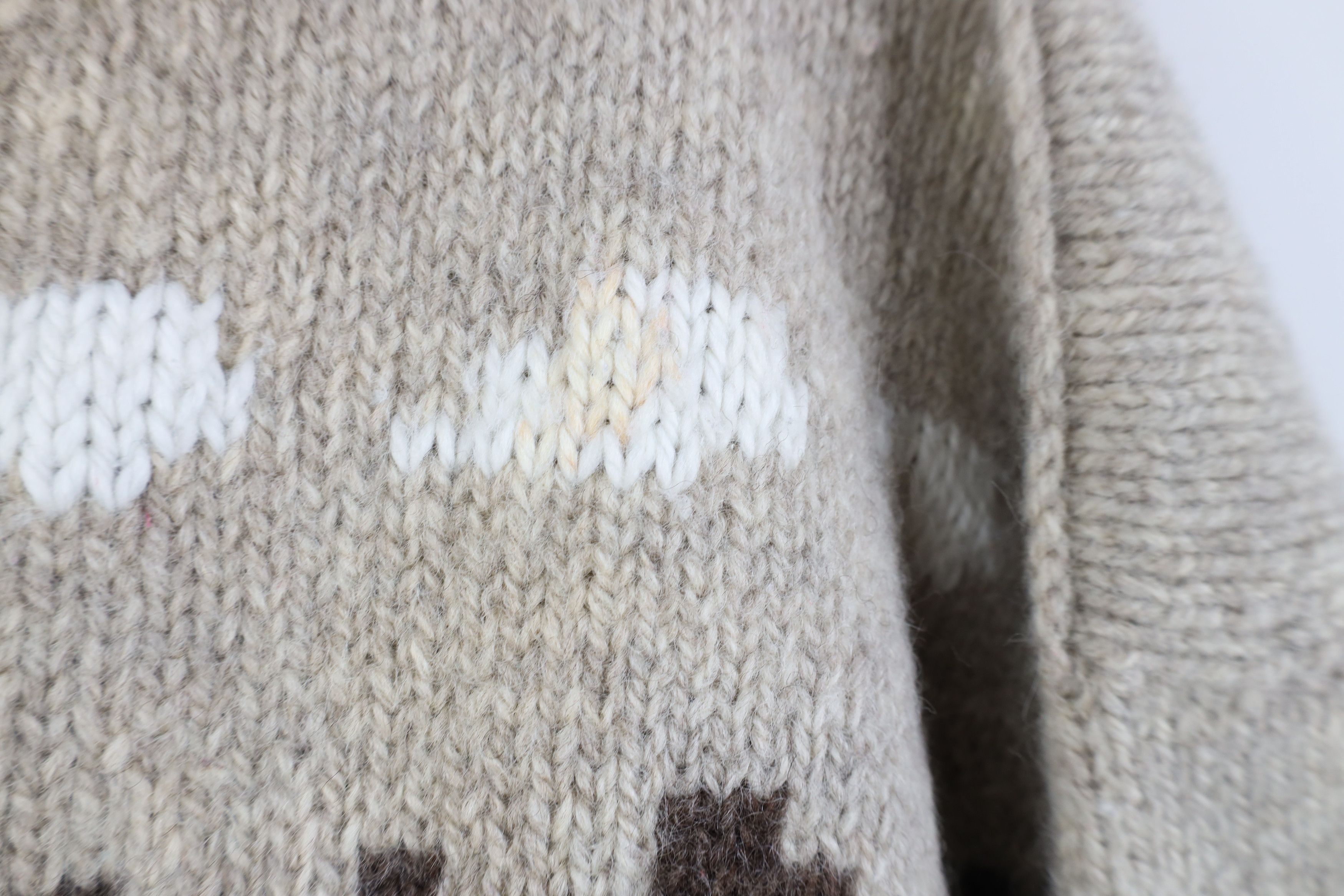Vintage Vintage 90s Streetwear Wool Knit All Over Print Sweater Size M / US 6-8 / IT 42-44 - 4 Thumbnail
