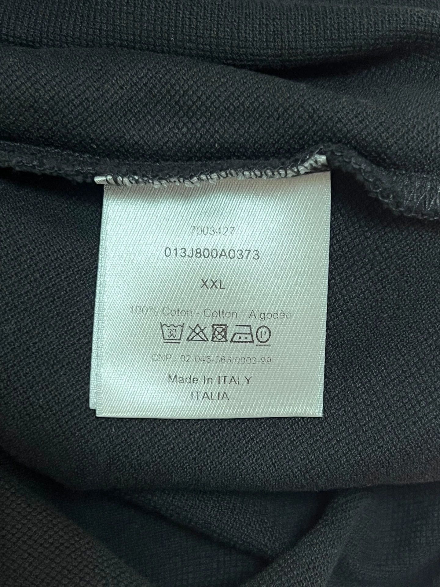 Dior Dior Black Polo Shirt XXL 100% Cotton Regular Fit Size US XXL / EU 58 / 5 - 5 Thumbnail
