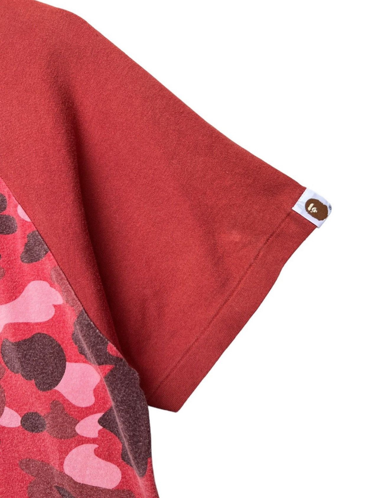 Bape Vintage Bape Collage Red Camo Sunfaded College Tee Size US M / EU 48-50 / 2 - 4 Thumbnail