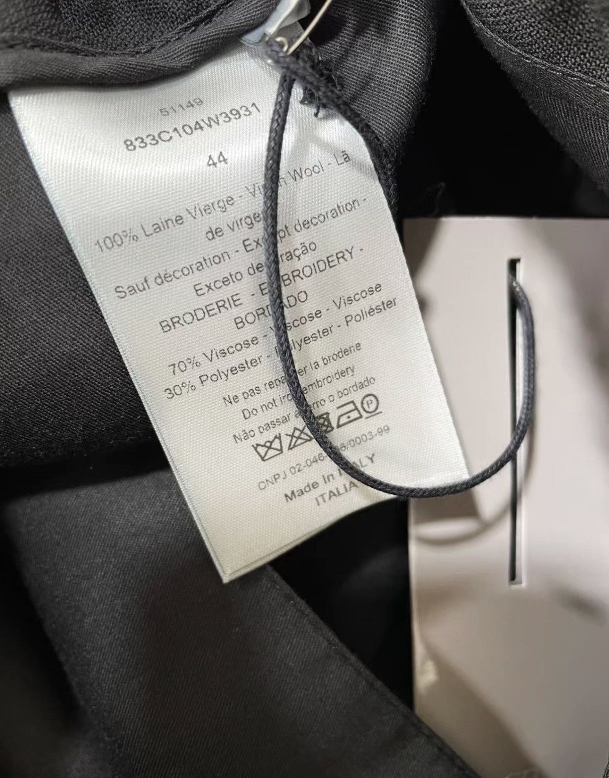 Dior DIOR Ankle Zip Drawstring Casual Pants J30 Size US 32 / EU 48 - 9 Thumbnail