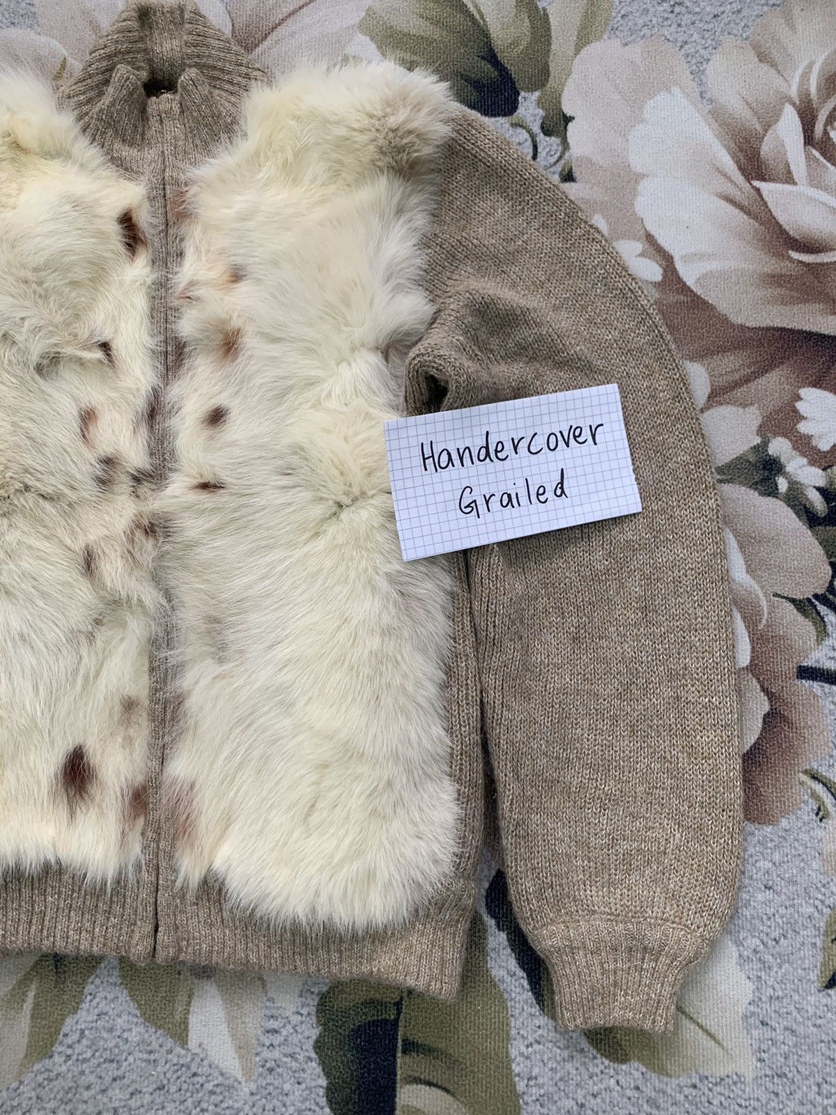 Vintage Rare GK Wool & Fur Knit Zipper Up Jacket Size S / US 4 / IT 40 - 4 Thumbnail