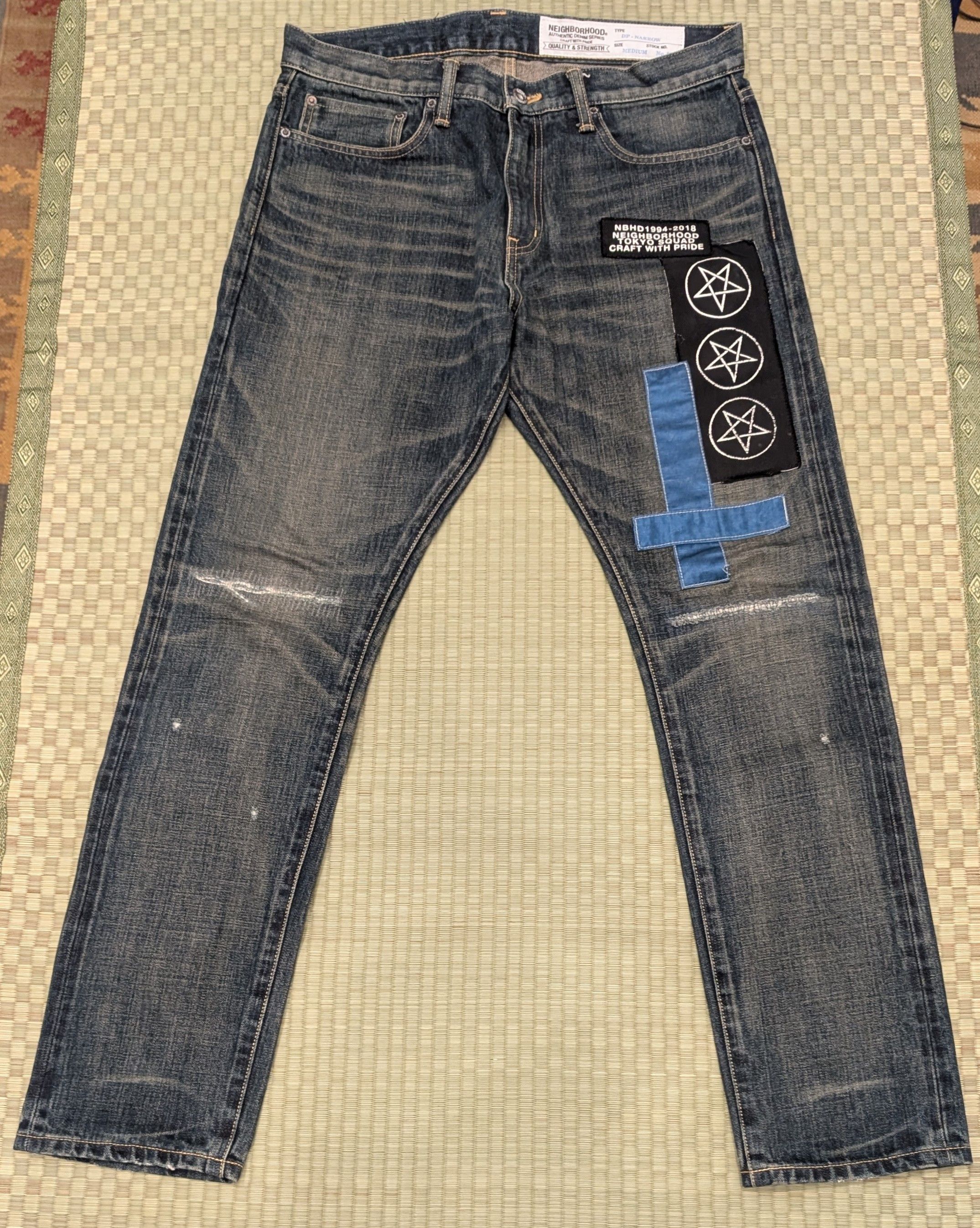 Neighborhood RARE Neighborhood Japan Metal Savage 14oz Selvedge Jeans Size US 34 / EU 50 - 1 Thumbnail