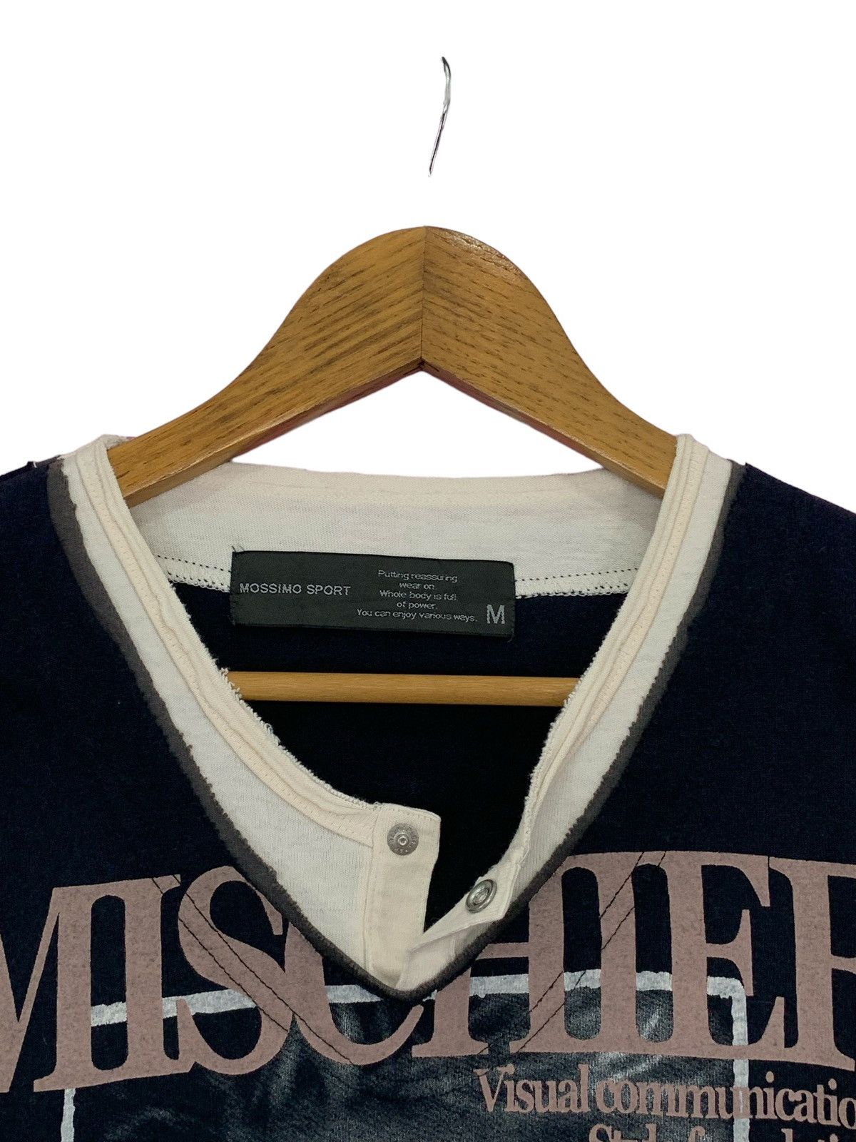 Beauty Beast Mossimo Mischief Girl Photo Poems Model Double Layer Tee Size US M / EU 48-50 / 2 - 9 Thumbnail