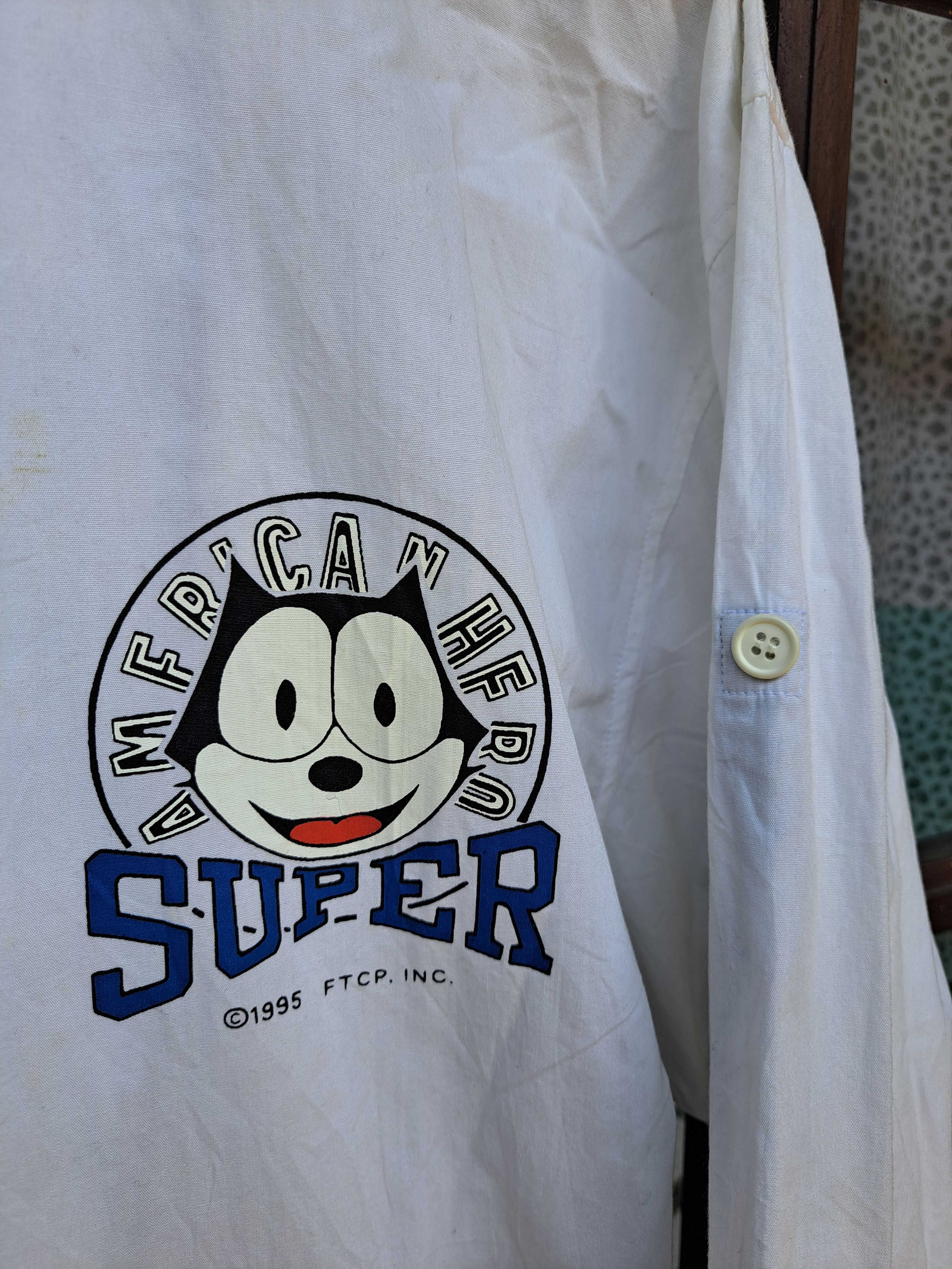 Felix Vintage 1995 Felix The Cat Windbreaker Unisex Jacket Size M / US 6-8 / IT 42-44 - 5 Thumbnail
