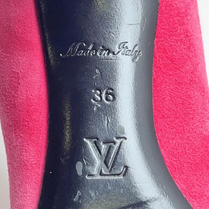 Louis Vuitton Louis Vuitton Madeleine High Heels in Magenta -2508 Size US 6 / IT 36 - 5 Thumbnail