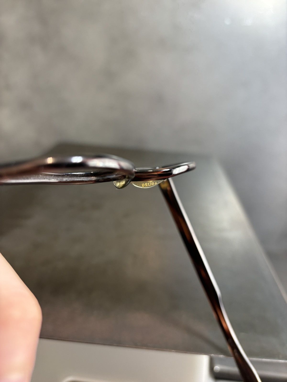 American Optical 1960s Liberty Optical Eyeglasses Vintage Frames USA Horn Rim Size ONE SIZE - 6 Thumbnail