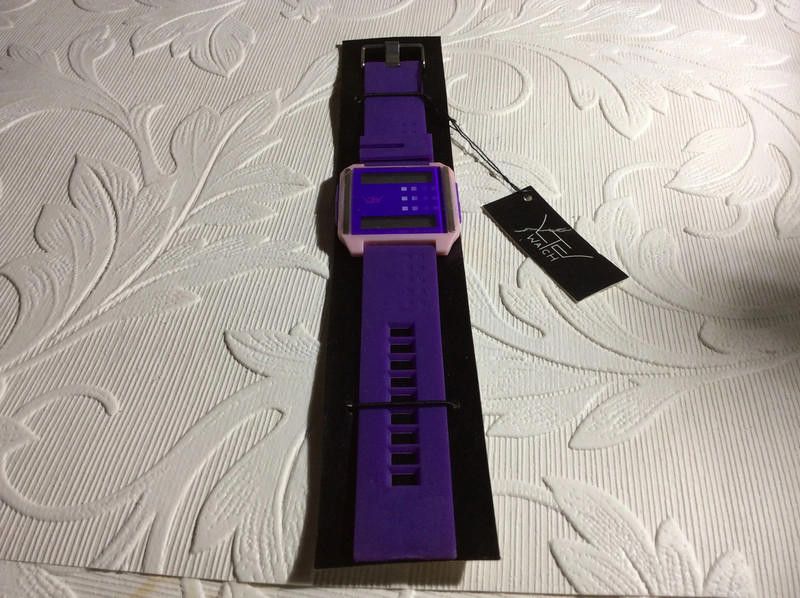 Designer LTD purple digital plastic watch Size ONE SIZE - 2 Thumbnail