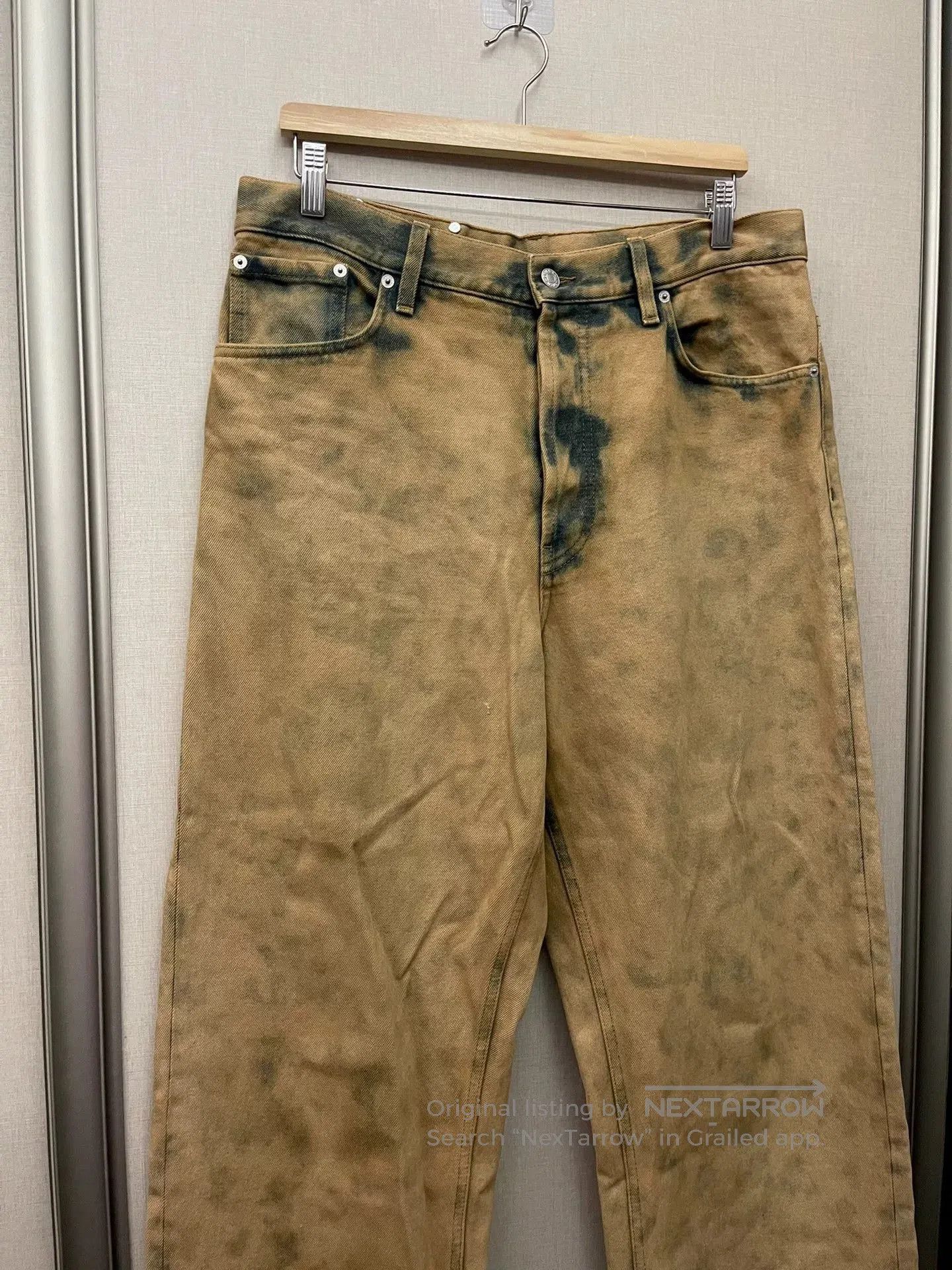 Dries Van Noten unique dyed wide. Size US 33 - 2 Thumbnail
