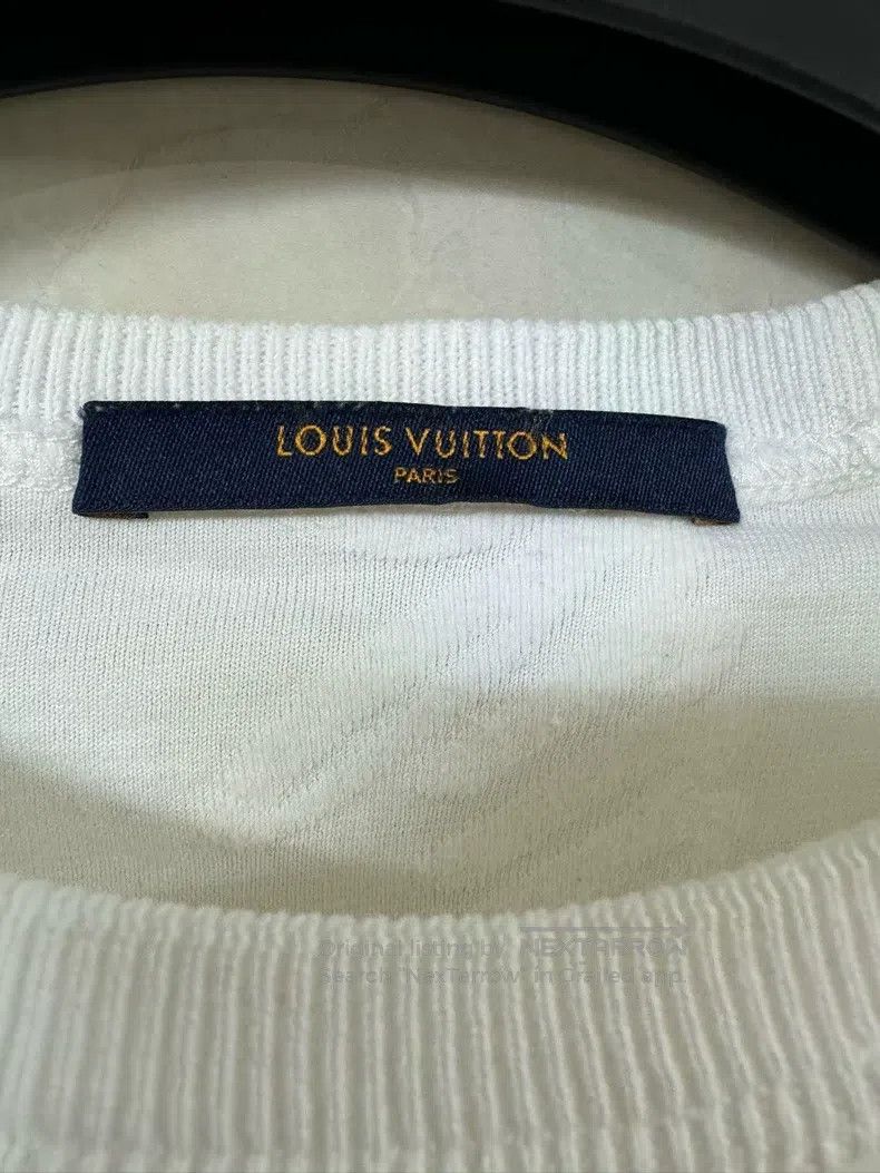 Louis Vuitton Louis Vuitton White bullet-screen towel short sleeve Size US XS / EU 42 / 0 - 3 Thumbnail