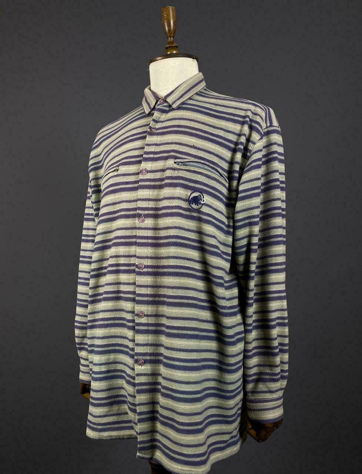 Mammut Mammut Outdoor Tecnopile Striped Button Up Size 2XL / XXL Size US XXL / EU 58 / 5 - 1 Thumbnail