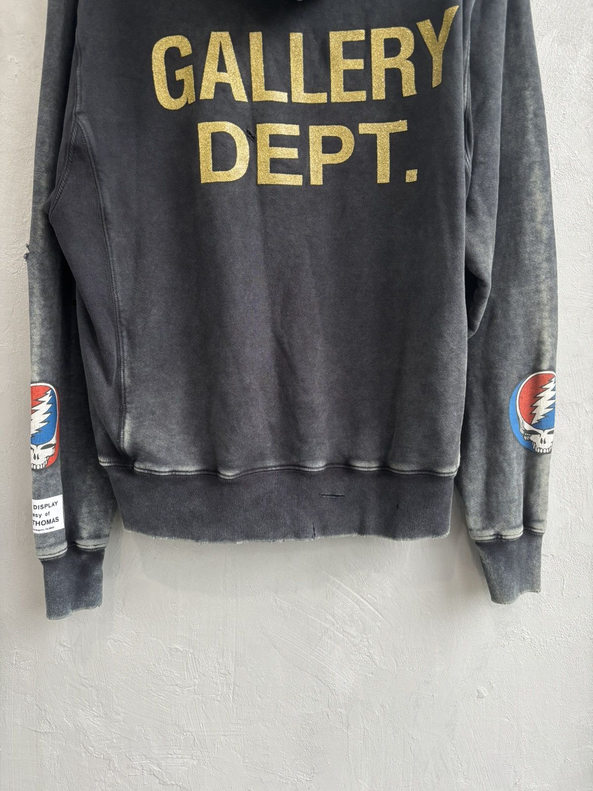 Gallery Dept. Gallery Dept rare grateful dead distressed hoodie Size US M / EU 48-50 / 2 - 8 Thumbnail