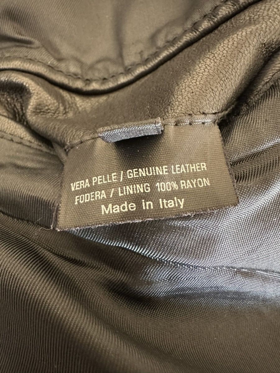 Gucci Gucci SS98 by Tom Ford Black Leather Blazer Size 48R - 12 Thumbnail