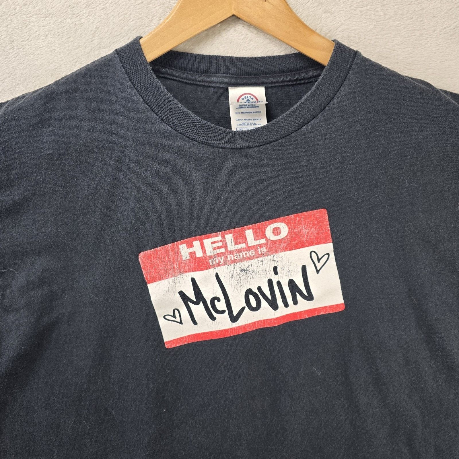 Delta Vintage Superbad Movie Shirt Large Hello My Name Is Mclovin Size US L / EU 52-54 / 3 - 2 Thumbnail