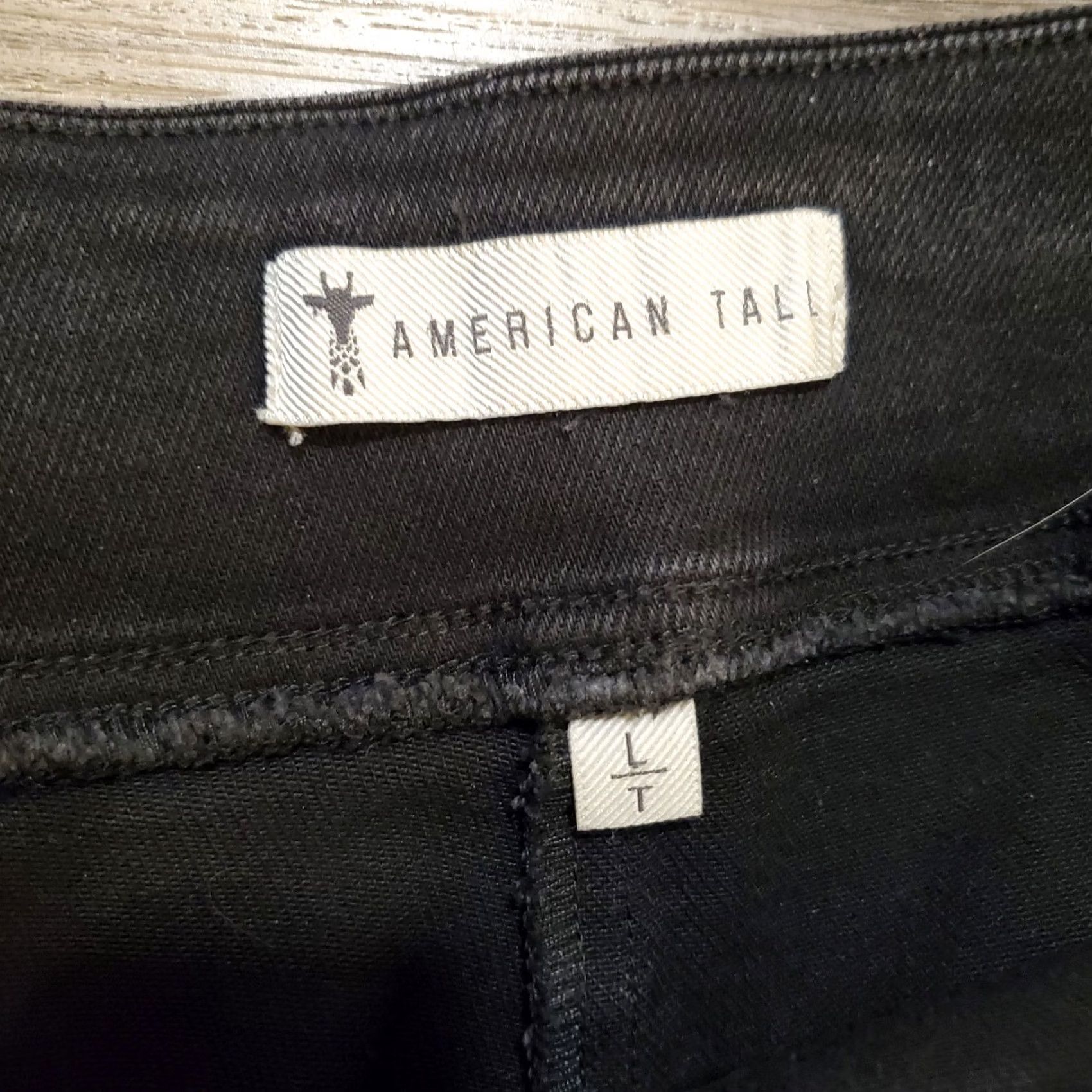 Vintage American Tall Chloe Pull-On Flare Jeans Womens Black Large Hippie Bohemian Size 36" / US 14 / IT 50 - 6 Thumbnail