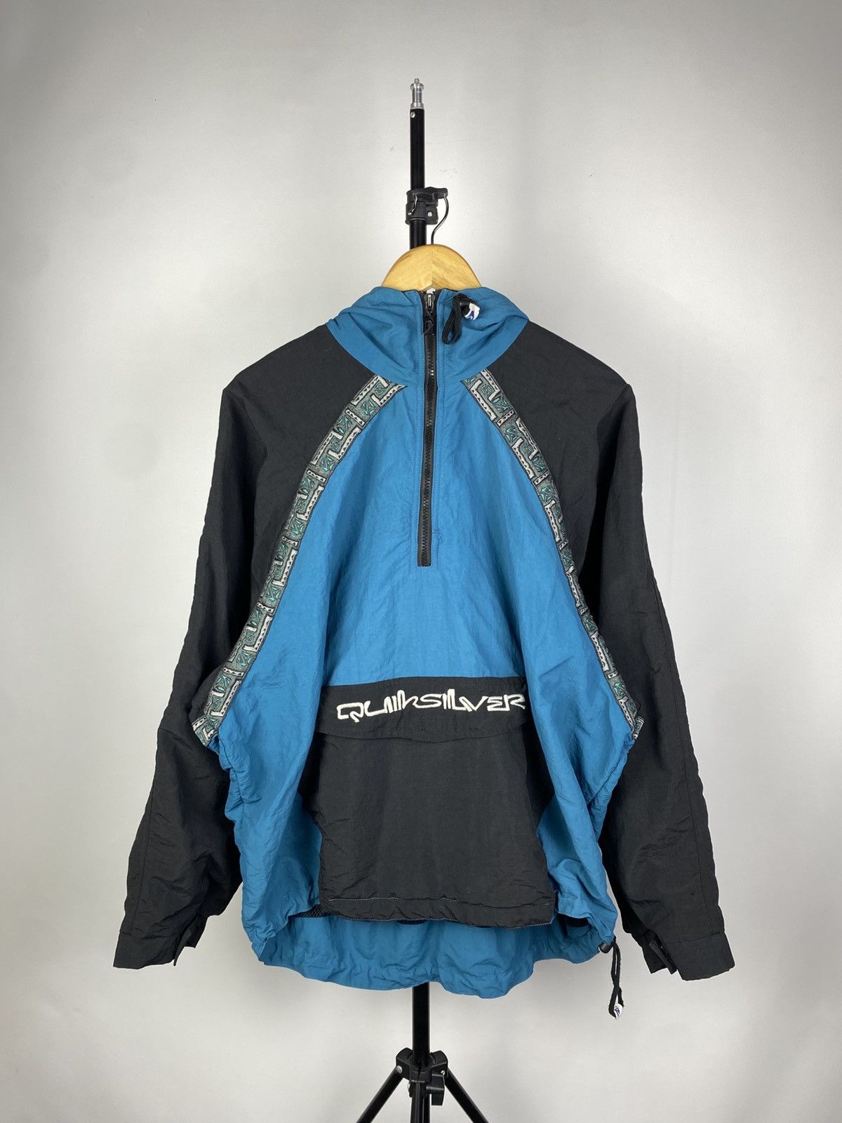 Quiksilver × Vintage Vintage 90s Quiksilver Central big Logo Ski Jacket Anorak Size US M / EU 48-50 / 2 - 1 Thumbnail