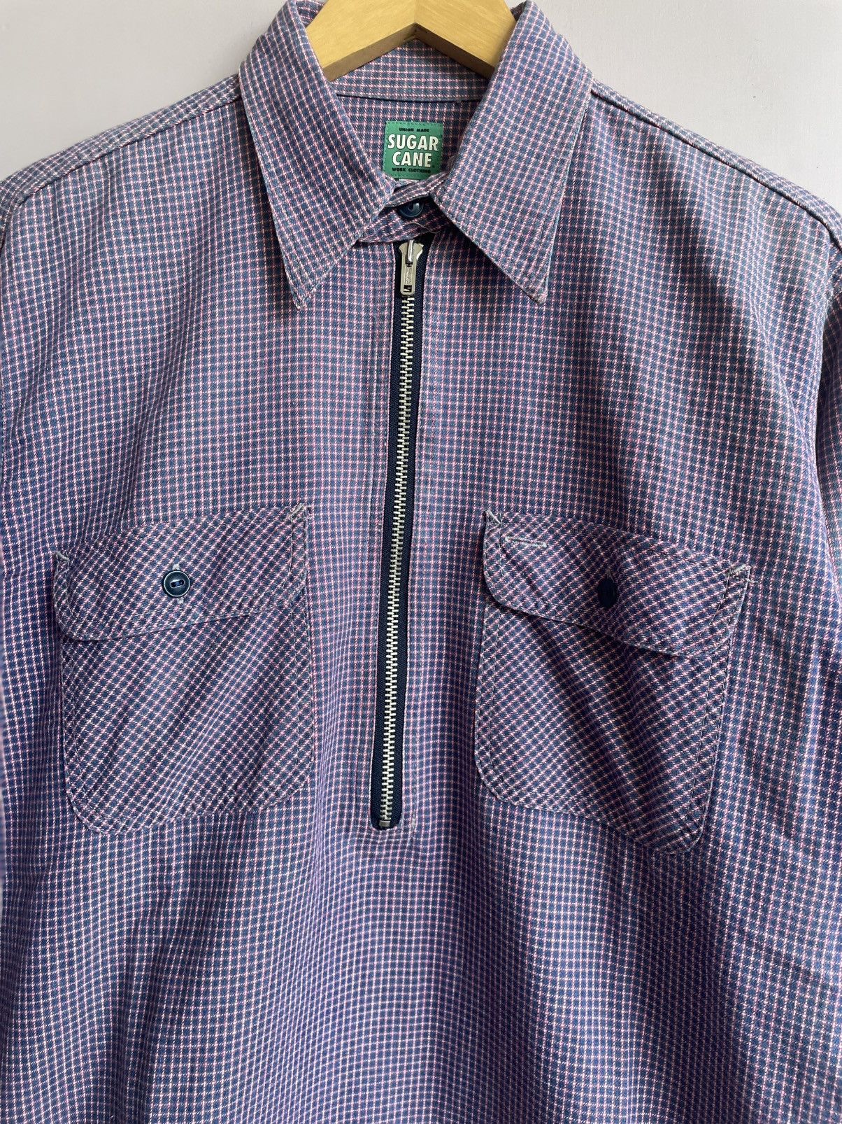 Sugar Cane Sugarcane Halfzip Shirt Size US XL / EU 56 / 4 - 3 Thumbnail