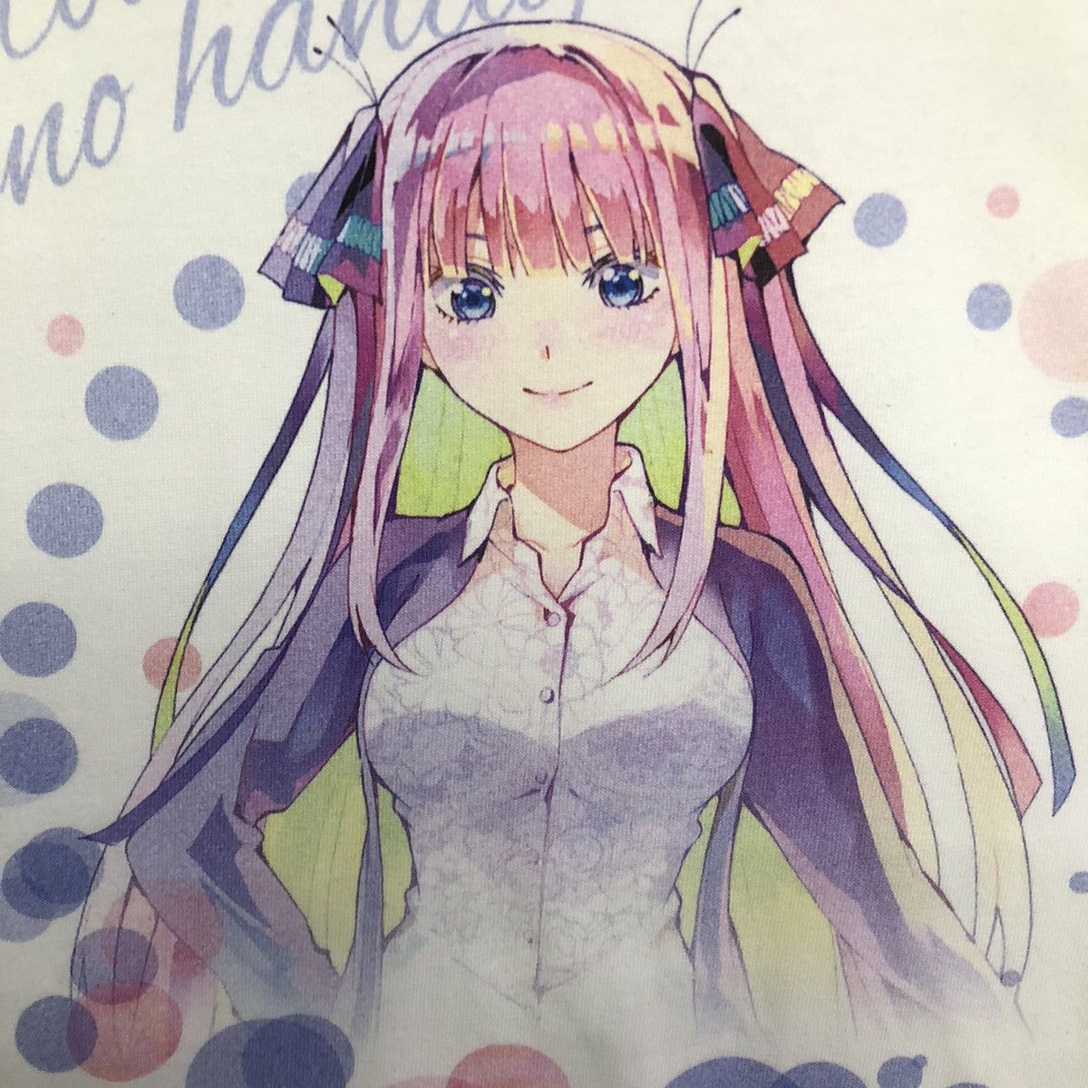 Anime Gotoubun No Hanayome Nino Anime Character Weeb Tshirt Size US L / EU 52-54 / 3 - 4 Thumbnail