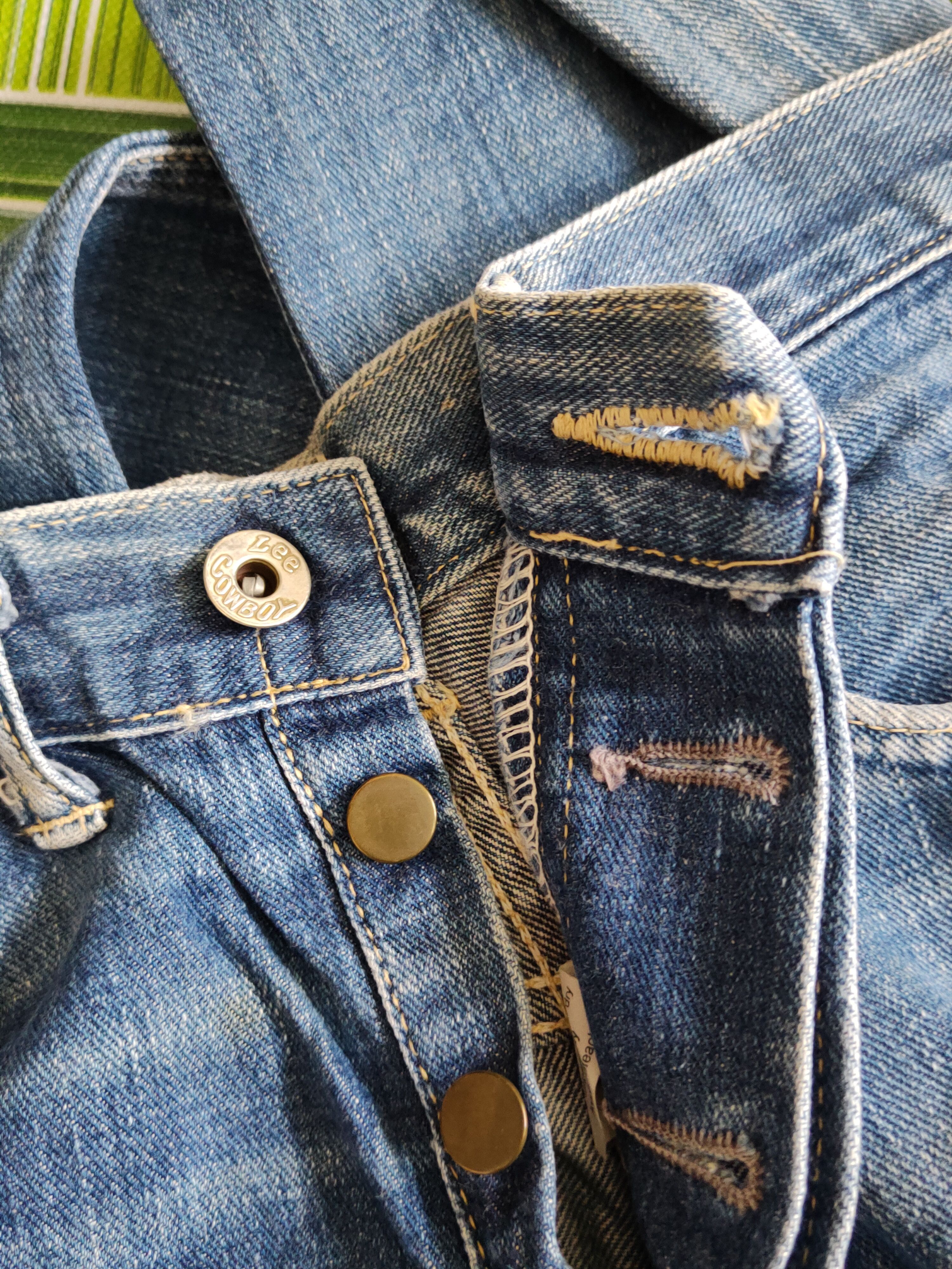 Japanese Brand Lee Blue Faded Distressed Ripped Jeans #S2237 Size US 30 / EU 46 - 13 Thumbnail