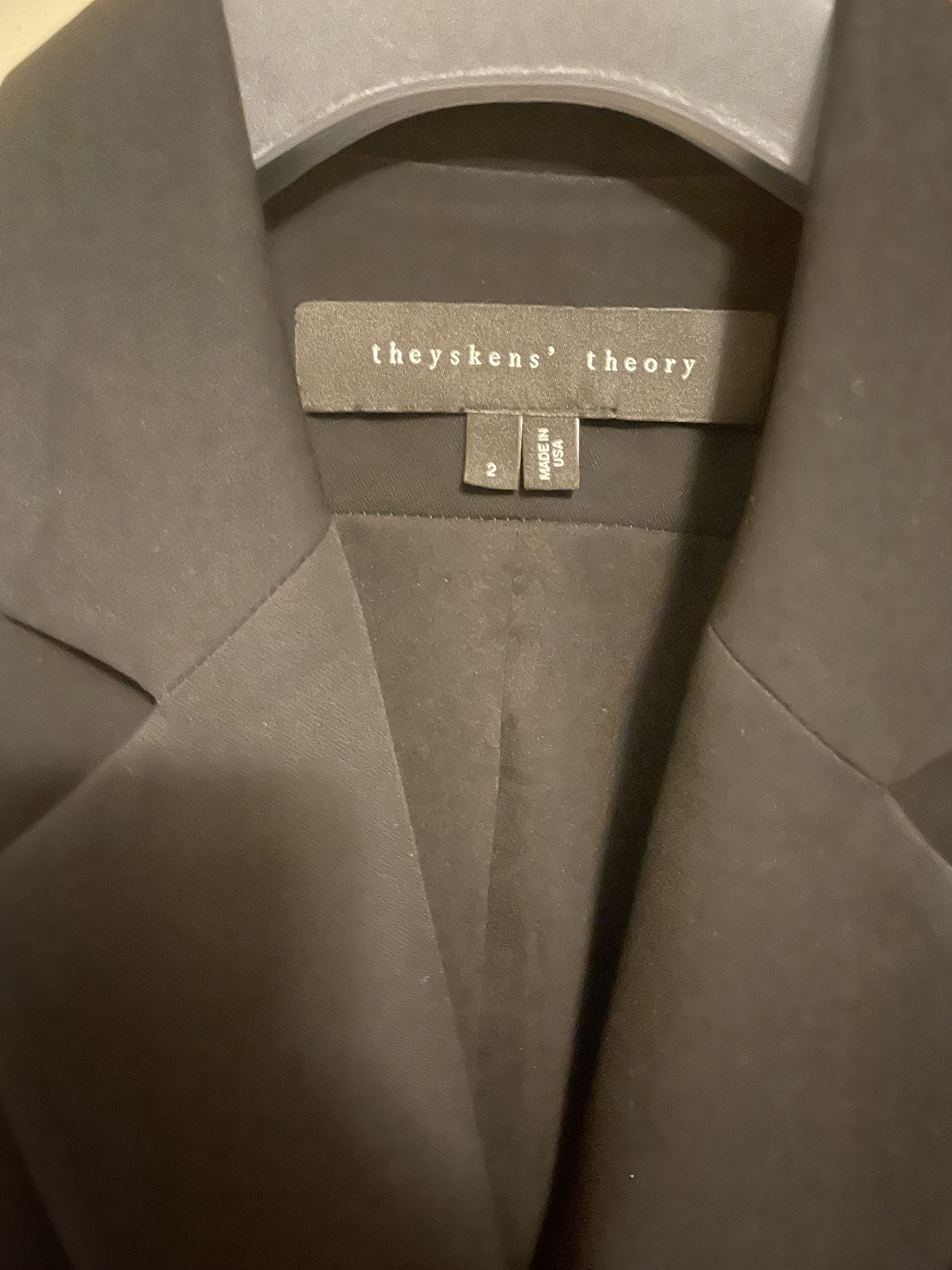 Olivier Theyskens × Theory Theysken's Theory Black Blazer - Like New Size XS / US 0-2 / IT 36-38 - 3 Thumbnail