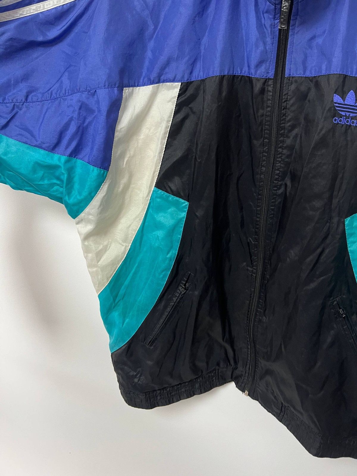Adidas Vintage 80s Adidas Template Football Jacket Track Top M Size US M / EU 48-50 / 2 - 11 Thumbnail