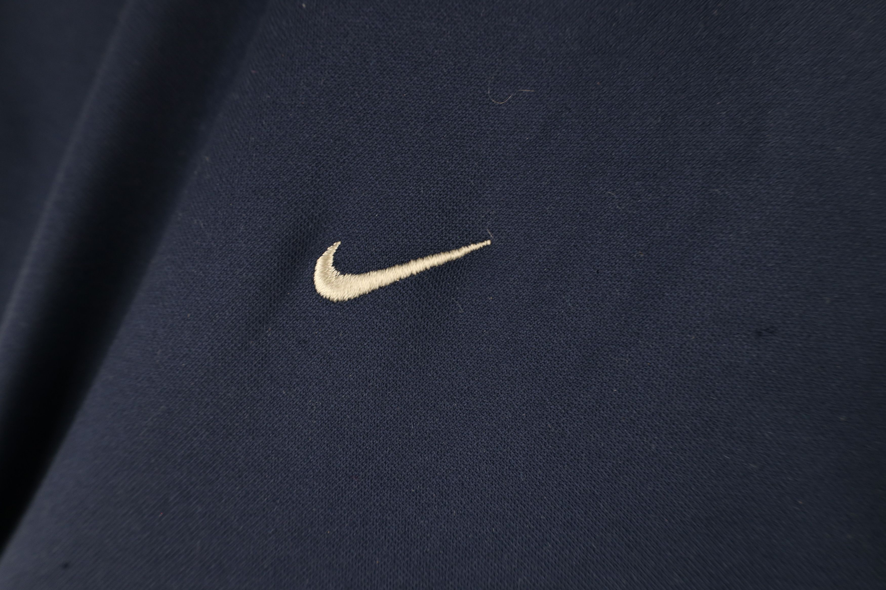Nike × Vintage Vintage 90s Nike Mini Swoosh Knit Short Sleeve T-Shirt USA Size US M / EU 48-50 / 2 - 5 Thumbnail