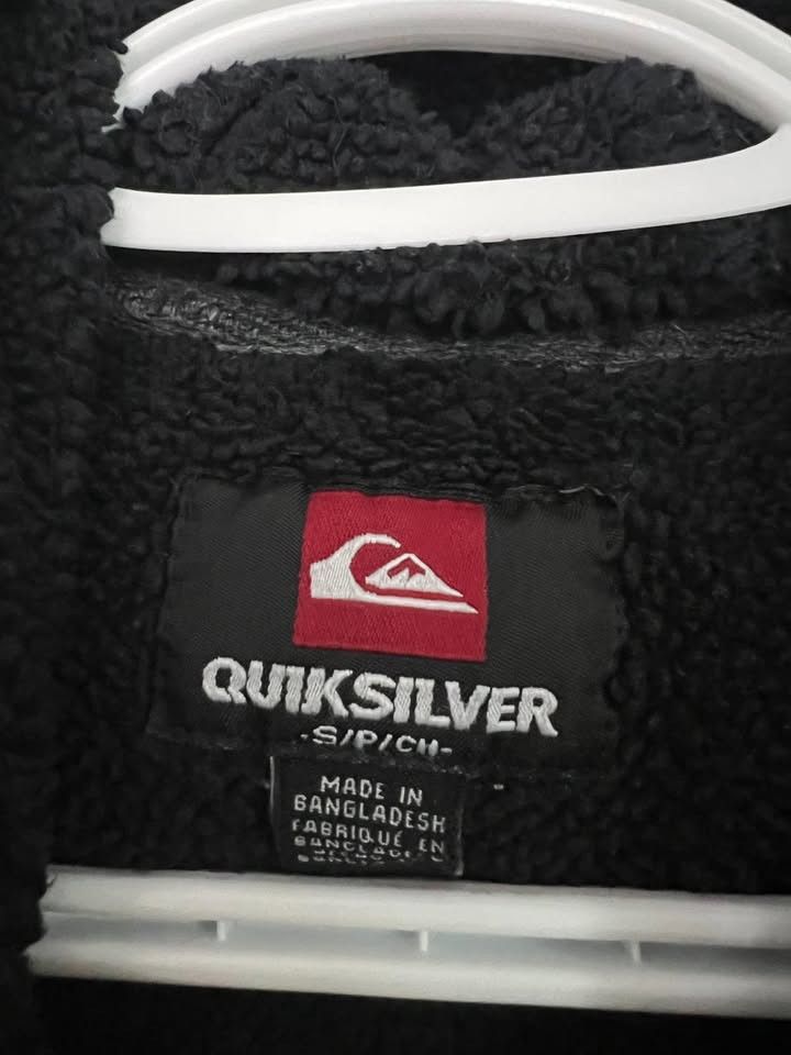 Quiksilver Vintage Y2K Quiksilver zip up hoodie sherpa lined jacket Size US S / EU 44-46 / 1 - 3 Thumbnail