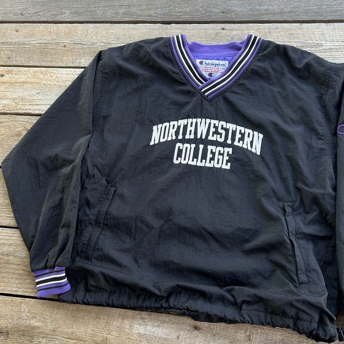Champion Vintage 90s Northwestern Collegiate Champion Windbreaker Size US L / EU 52-54 / 3 - 2 Thumbnail