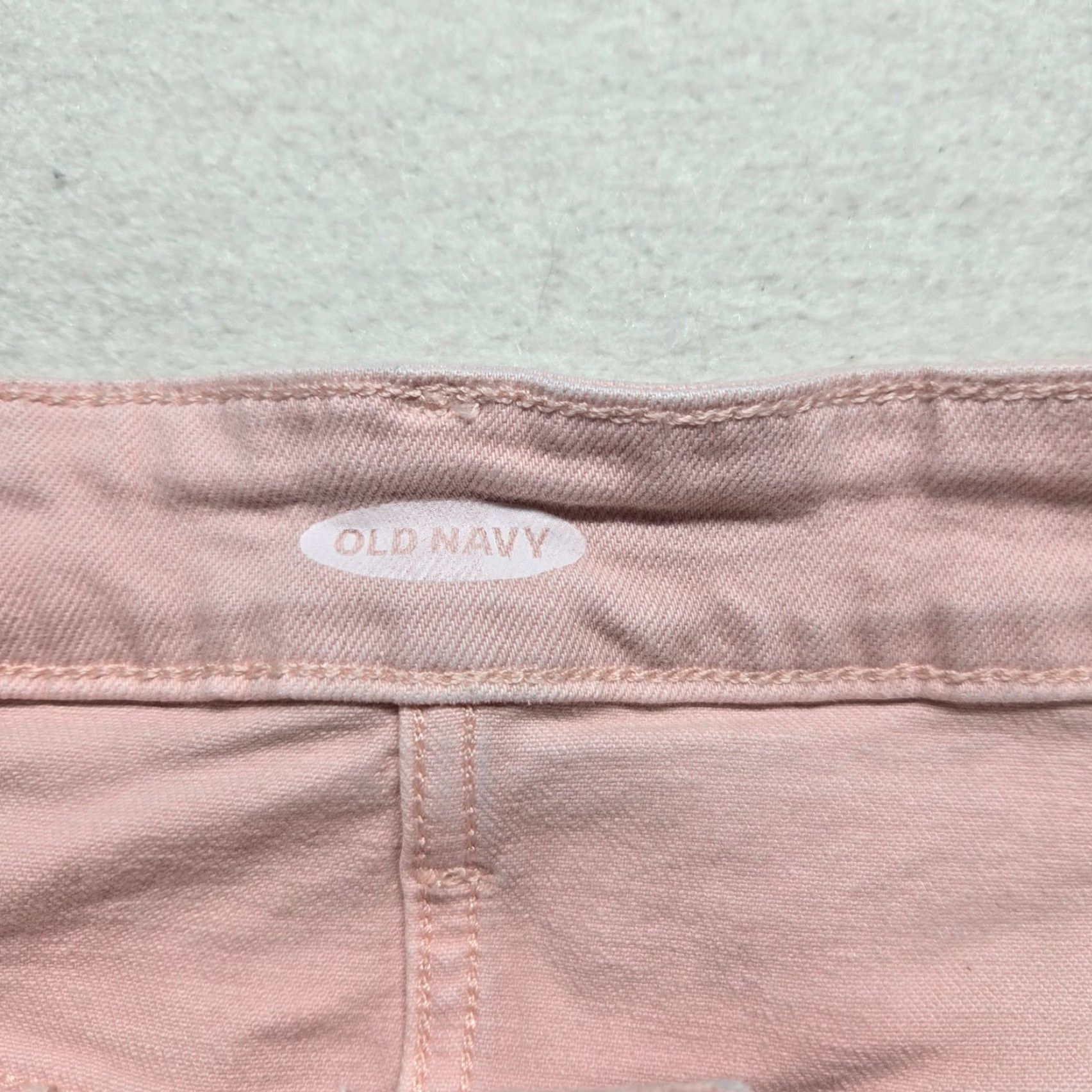 Old Navy Old Navy Skirt Women Adult 12 Pink Mini Denim Cotton Spandex 3 Button Solid Short 90s? Size 34" / US 12 / IT 48 - 2 Thumbnail