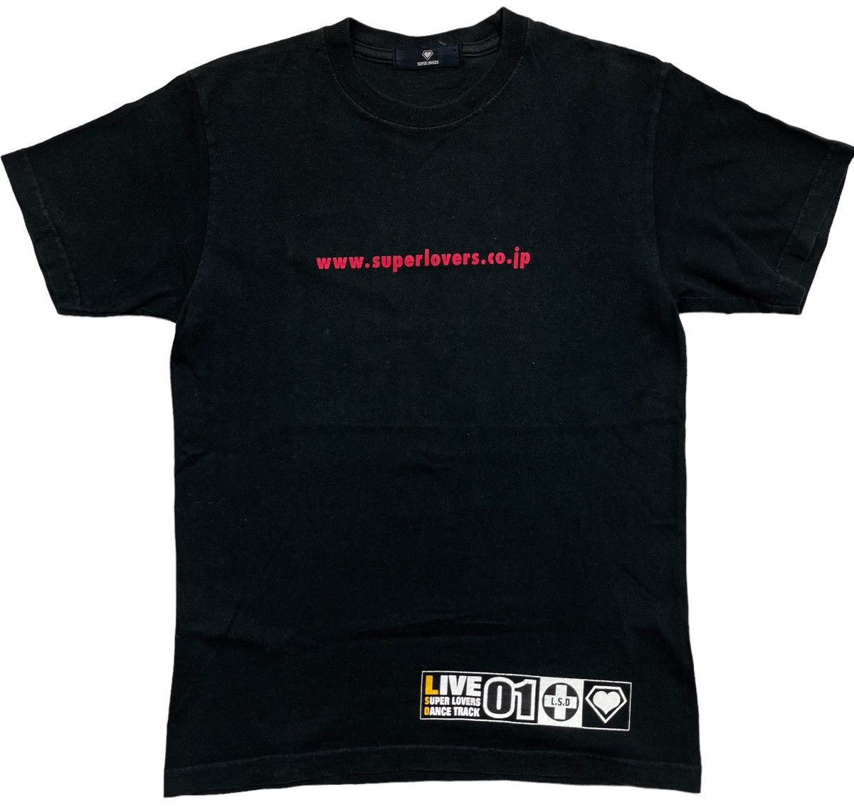 image of Vintage 00S 2001 Super Lovers L.s.d Rave Japan Streetwear in Black, Men's (Size Small)