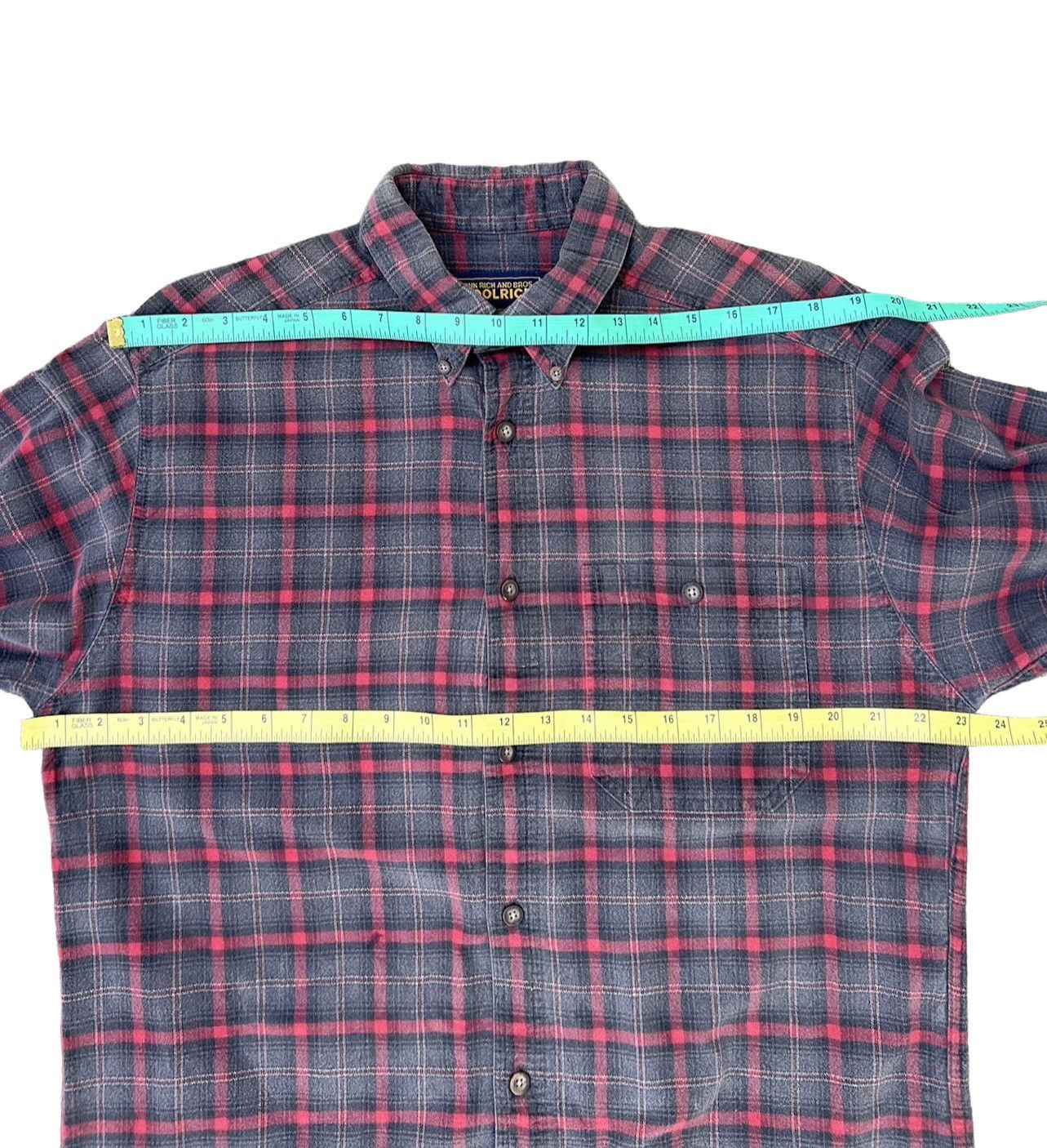 Woolrich Woolen Mills Vintage Woolrich John Rich & Bros Fade Plaid Flannel Shirt Size US M / EU 48-50 / 2 - 3 Thumbnail