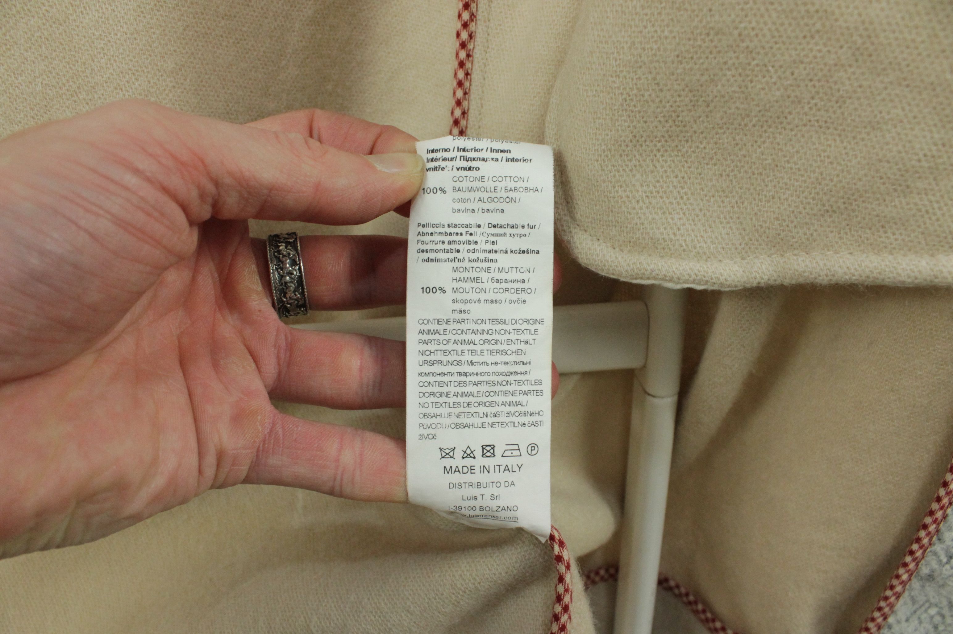 Other Luis Trenker Mohair Wool Hood Fur Sleeveless Coat Size M / US 6-8 / IT 42-44 - 13 Thumbnail