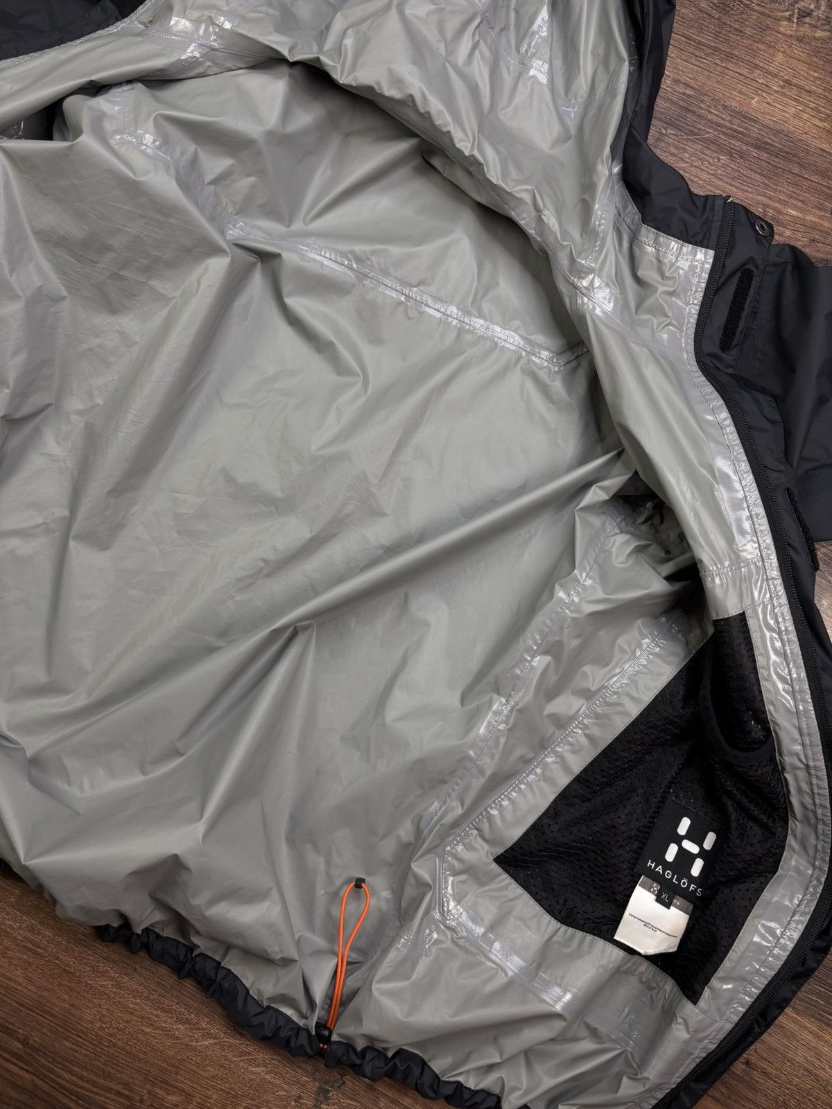 Haglofs Haglofs Gore-tex Outdoor Black Jacket Y2K Size US XL / EU 56 / 4 - 4 Thumbnail