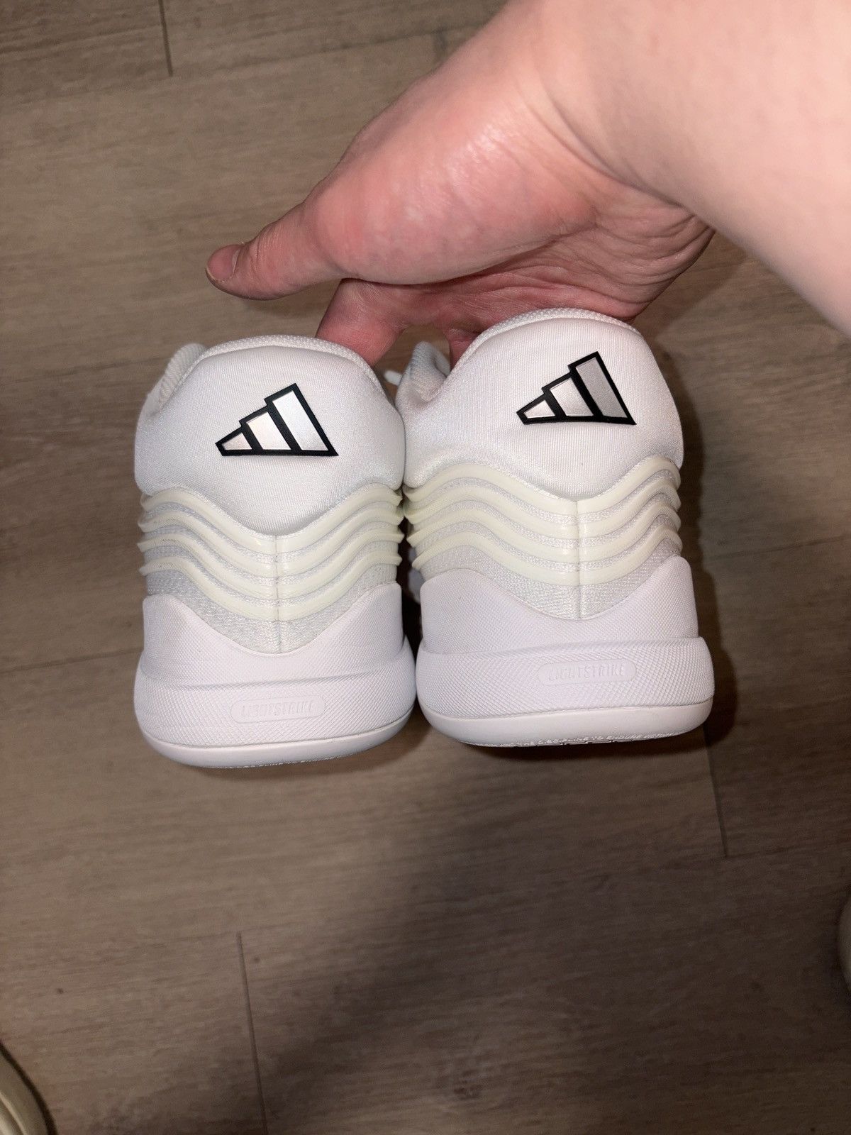 Adidas Dame X triple white size 10 Size US 10 / EU 43 - 4 Thumbnail
