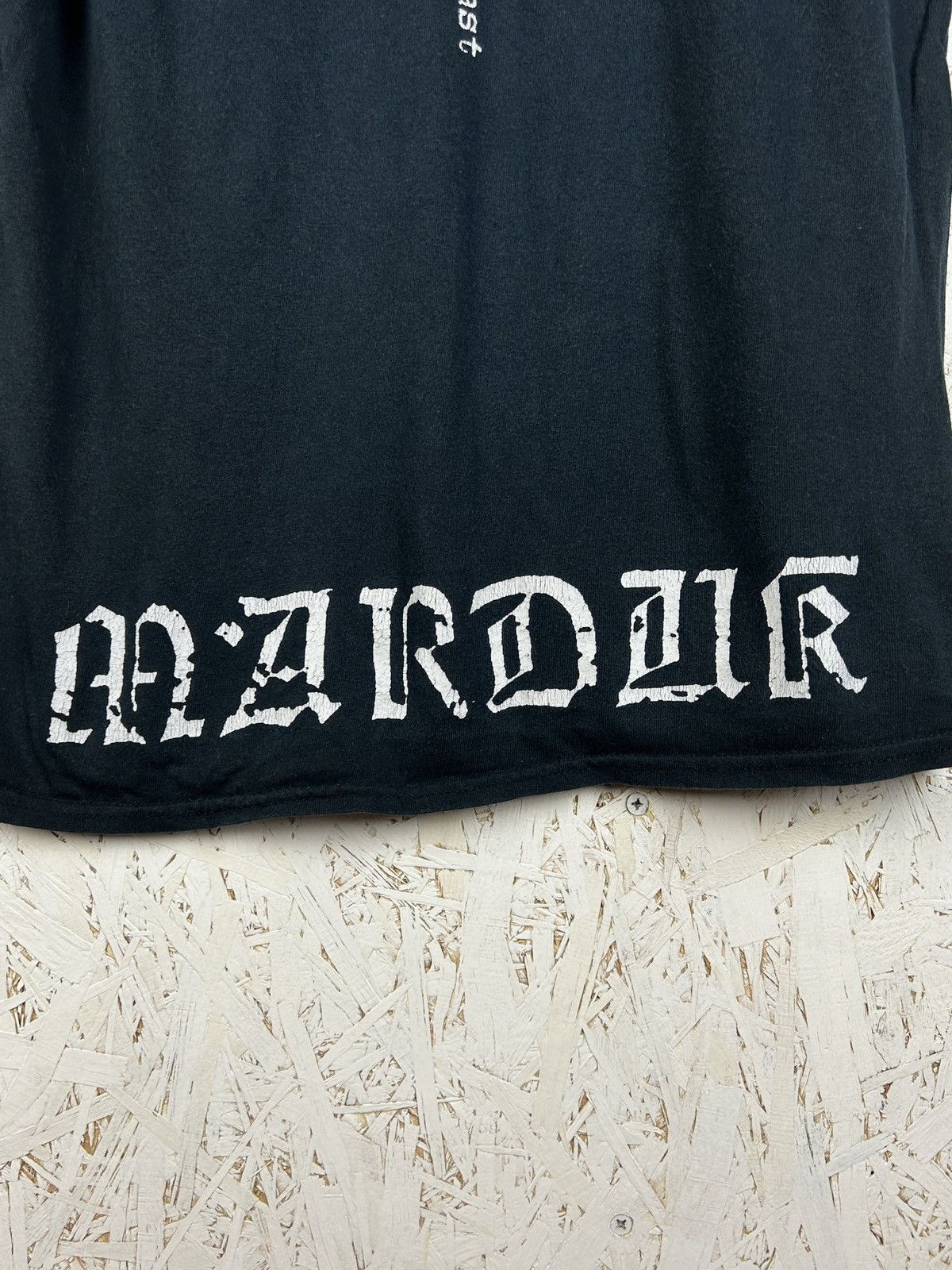 Band Tees 00s Vintage Marduk Frontschwein Black Metal T-Shirt M Size US M / EU 48-50 / 2 - 6 Thumbnail