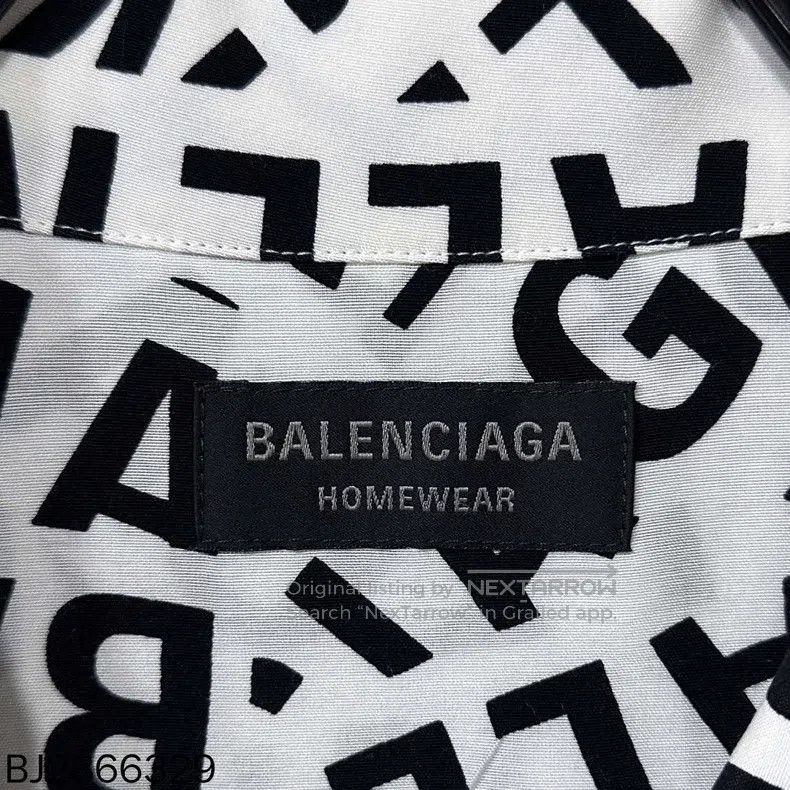 Balenciaga Balenciaga Full Barrage Print Shirt Size XS / US 0-2 / IT 36-38 - 5 Thumbnail