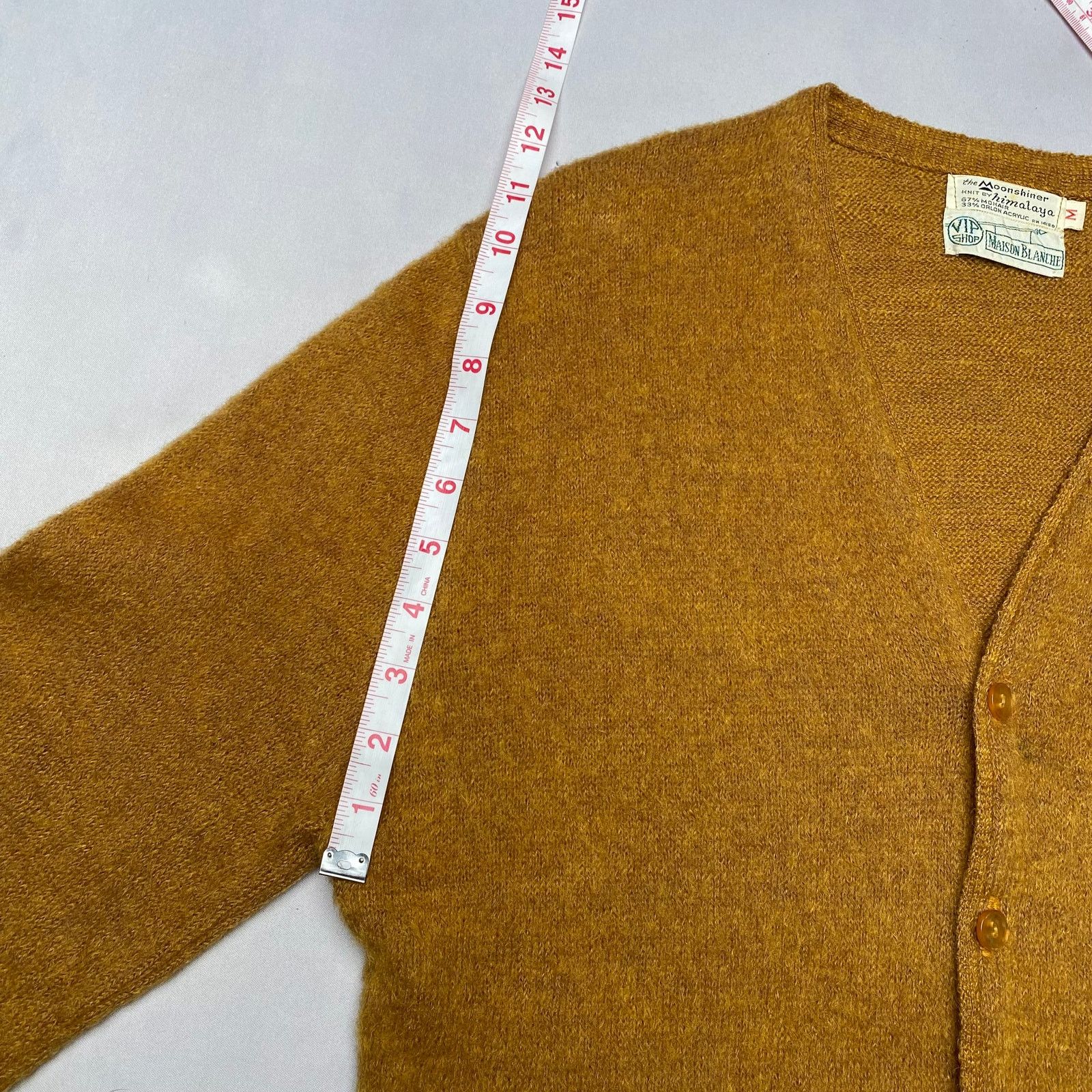 Vintage Vintage 60s Moonshiner Knit Himalaya Mohair Cardigan Medium Size US M / EU 48-50 / 2 - 9 Thumbnail