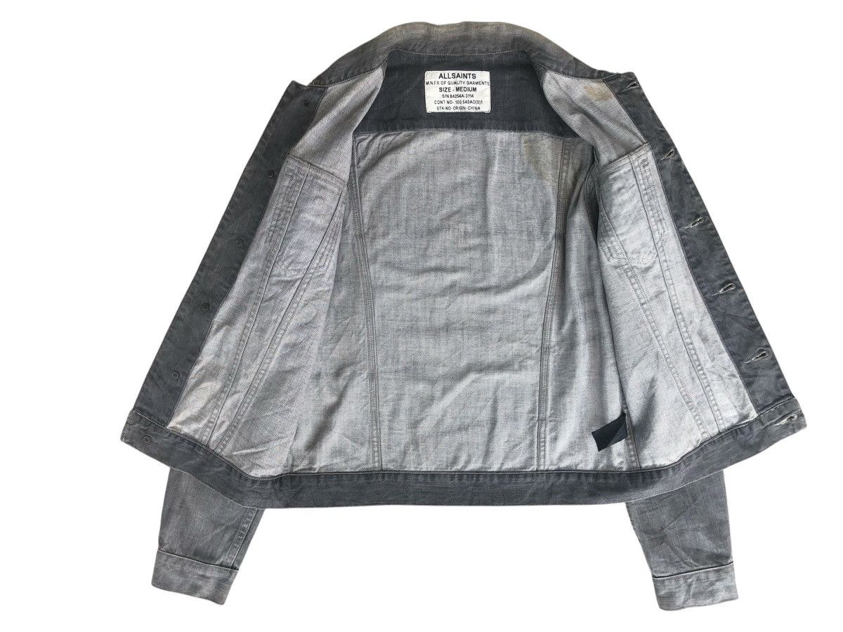 Allsaints Trucker Type 3 Allsaints Denim Jacket Distressed Size US M / EU 48-50 / 2 - 9 Thumbnail