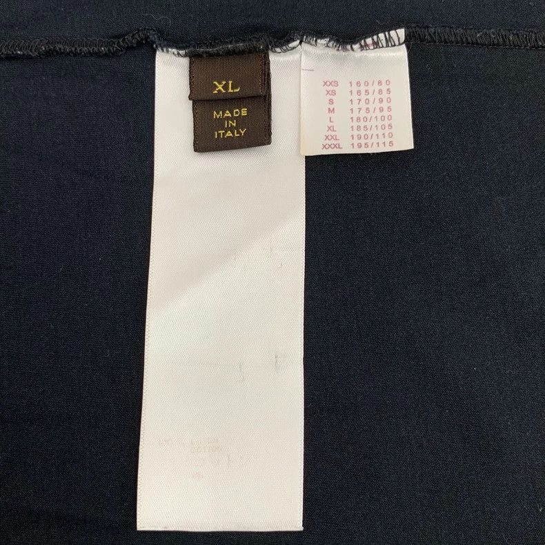 Louis Vuitton Louis Vuitton Black logo monogrammed embroidered cotton cr Size US XL / EU 56 / 4 - 6 Thumbnail