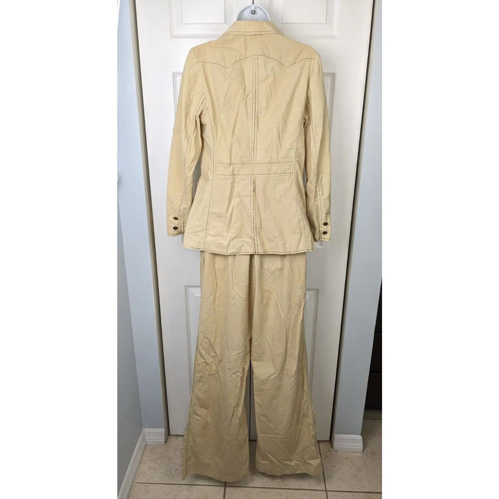 Other Vtg Denim Works Bell Bottom Outfit Set (Top: 10) (Pants: 14) Size ONE SIZE - 7 Thumbnail