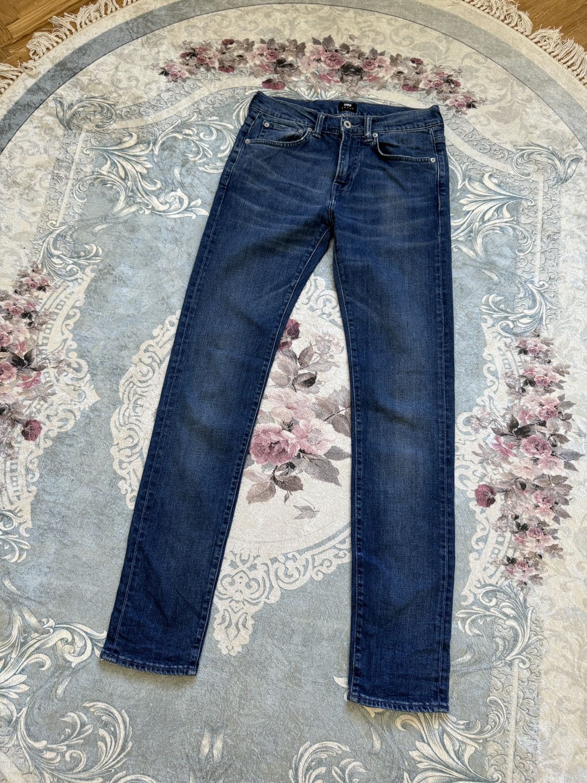 Edwin Edwin blue ED-80 Slim tapered denim jeans pants Size US 29 - 2 Thumbnail