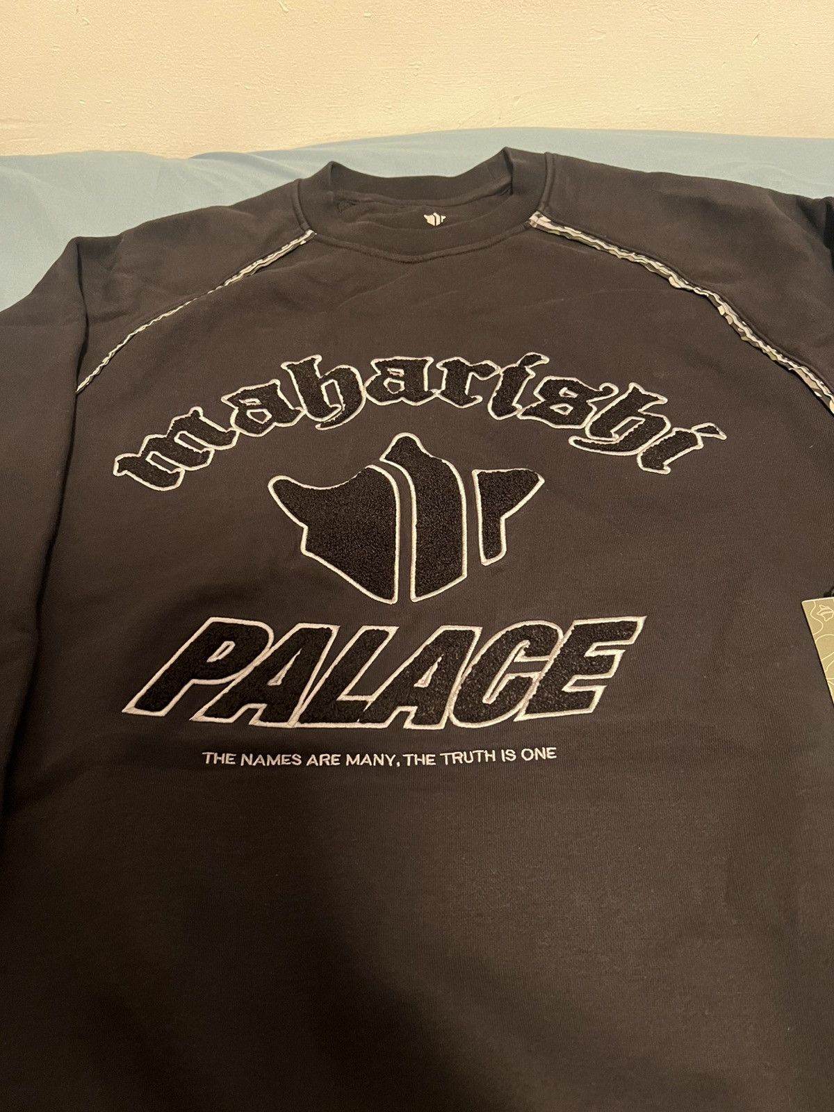 Maharishi × Palace Palace Maharishi Temple Crew Black Size Medium Size US M / EU 48-50 / 2 - 3 Thumbnail