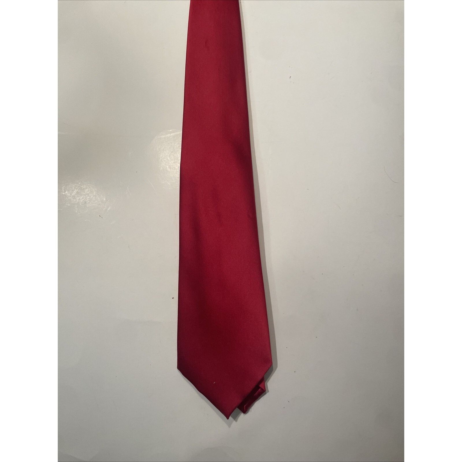 & Other Stories Versa New York 100% silk necktie tie Solid Red Milan Size ONE SIZE - 4 Thumbnail