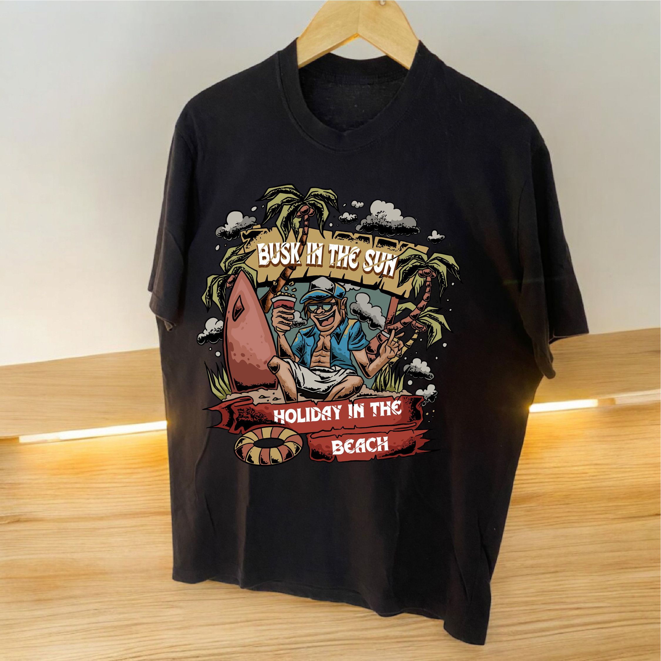 Local Authority Boundless T-shirt "Busk In The sun" Size US L / EU 52-54 / 3 - 4 Thumbnail