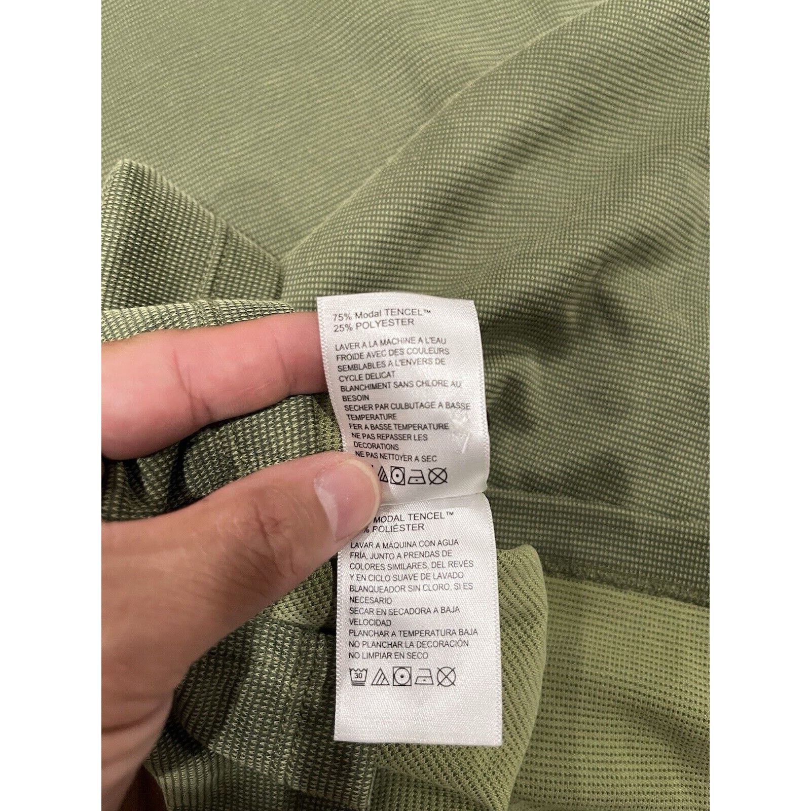 Tommy Bahama Tommy Bahama Green Long Sleeve 1/4 Button-Down Shirt Large Size US L / EU 52-54 / 3 - 9 Thumbnail