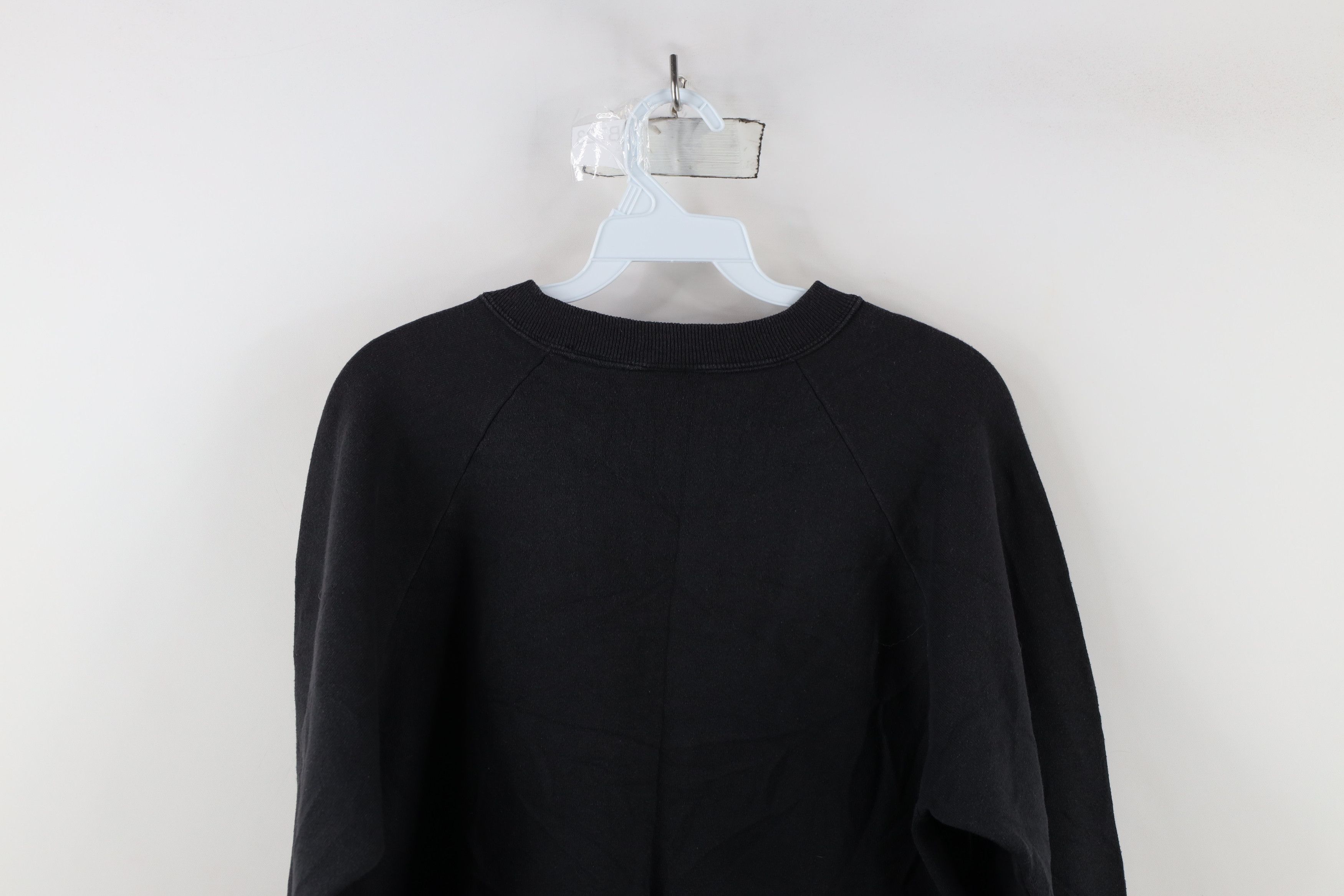 Vintage Vintage 80s Spell Grease Theater Play Sweatshirt Black USA Size L / US 10 / IT 46 - 10 Thumbnail